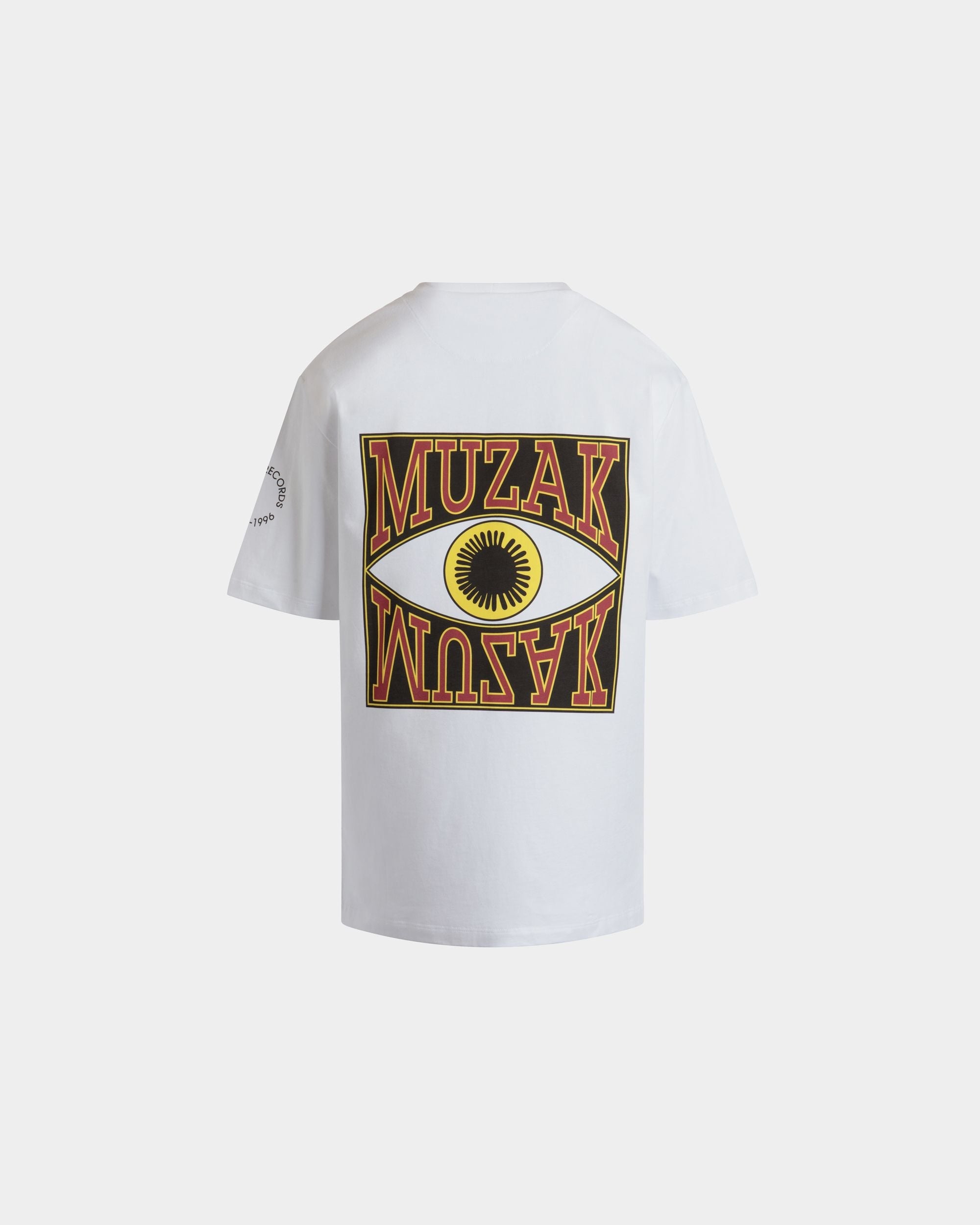 Bally Global - T-Shirt DJ Leo Mas X Bally En Coton Blanc Avec Imprimé Muzak - Blanc