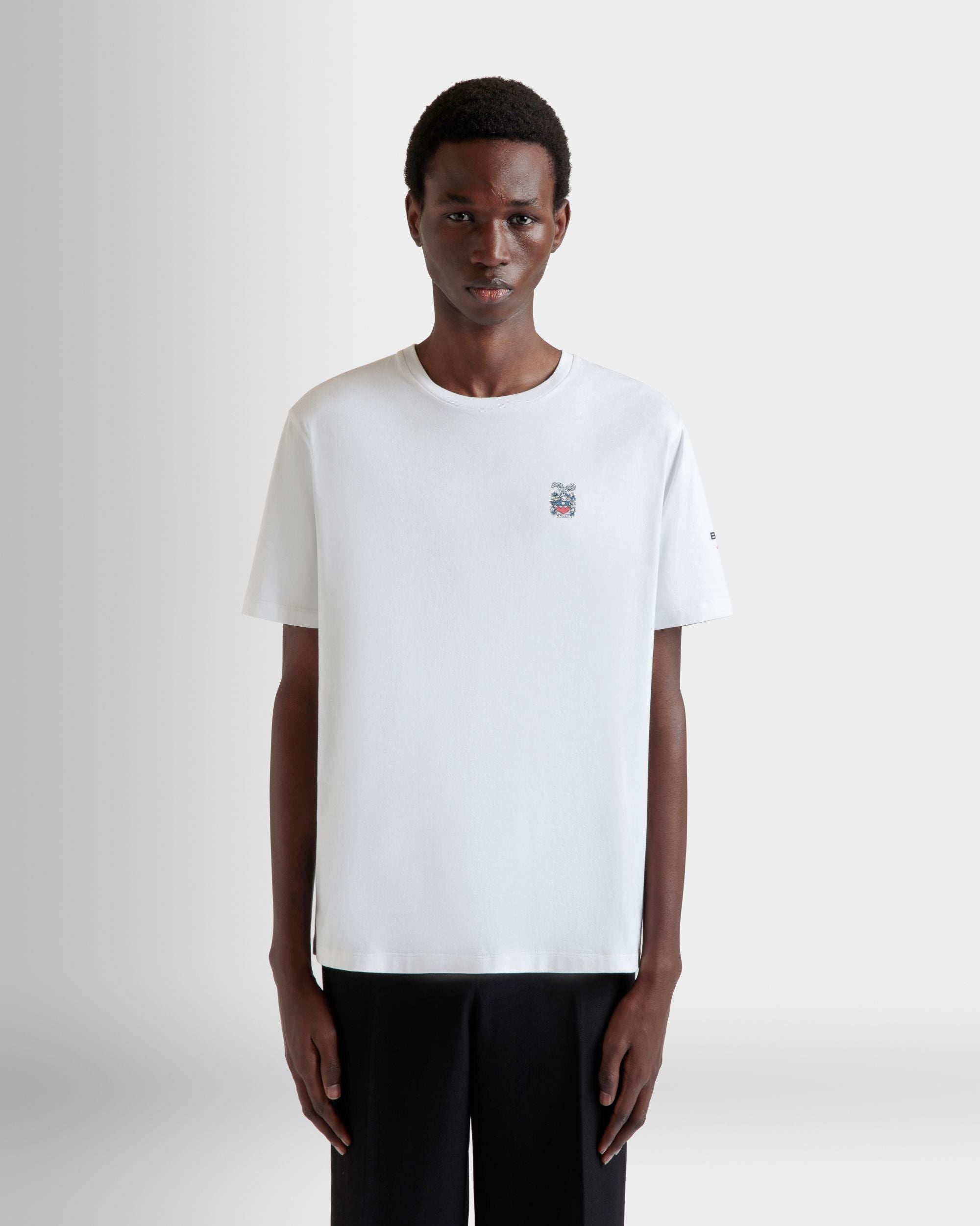 Bally Global - T-Shirt in White Cotton - White