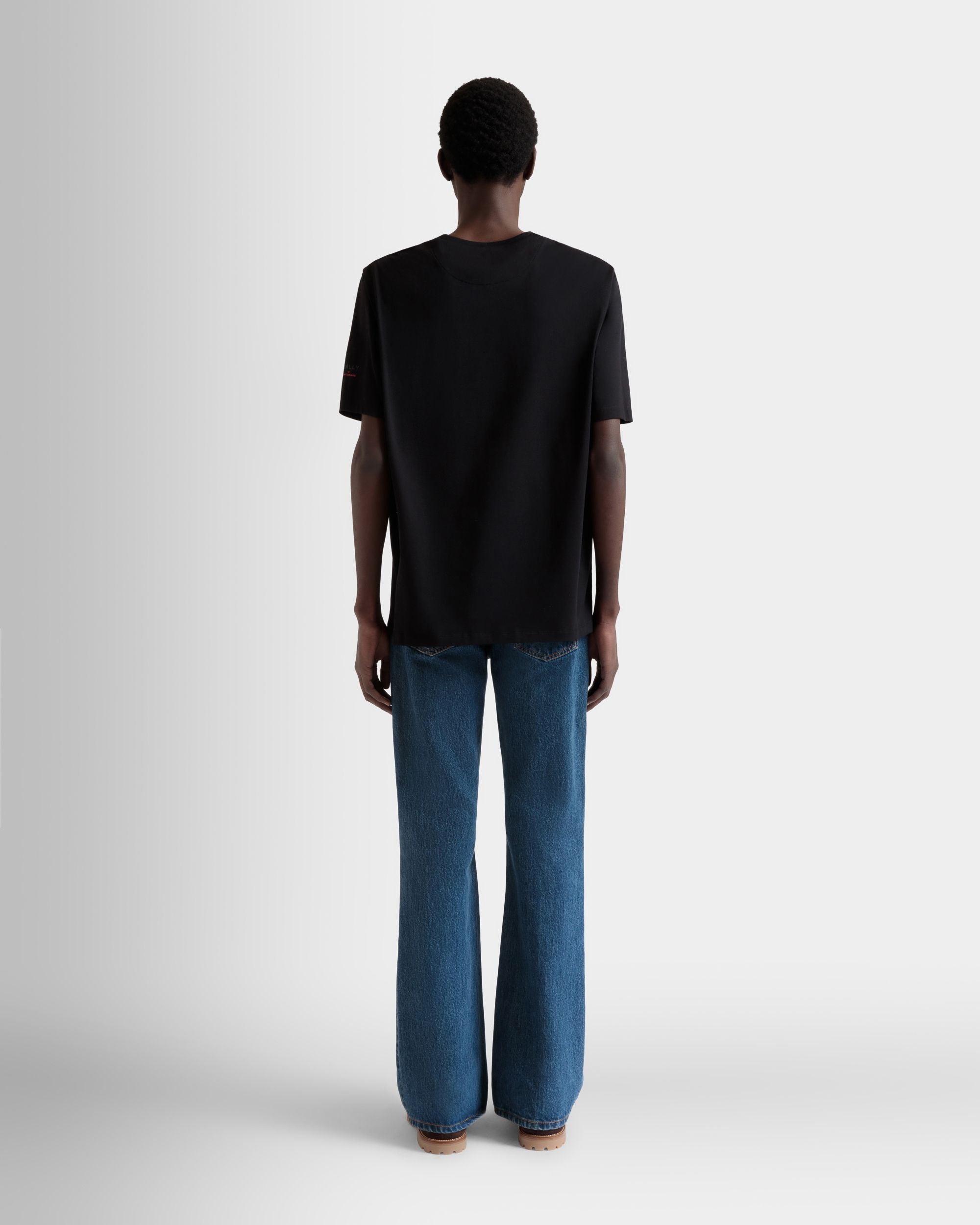 Bally Global - T-Shirt in Black Cotton - Black