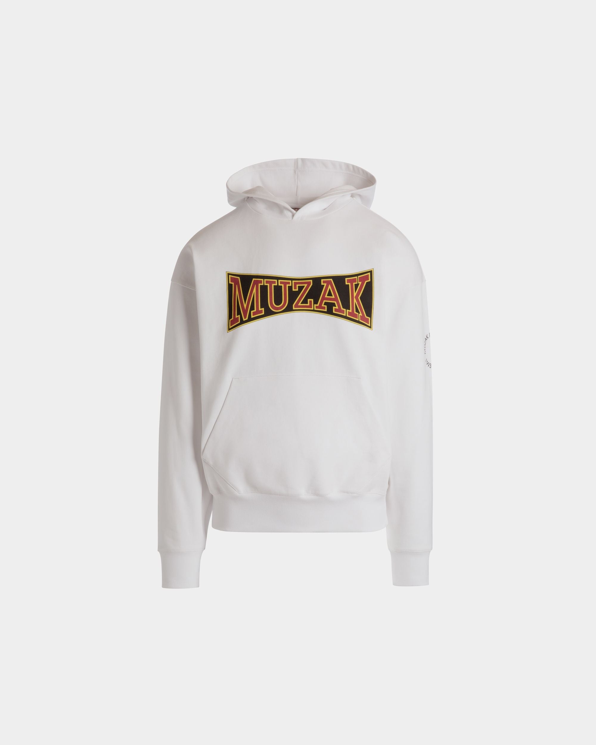 Bally Global - Sweat-Shirt À Capuche DJ Leo Mas X Bally En Coton Blanc Avec Imprimé Muzak - Blanc