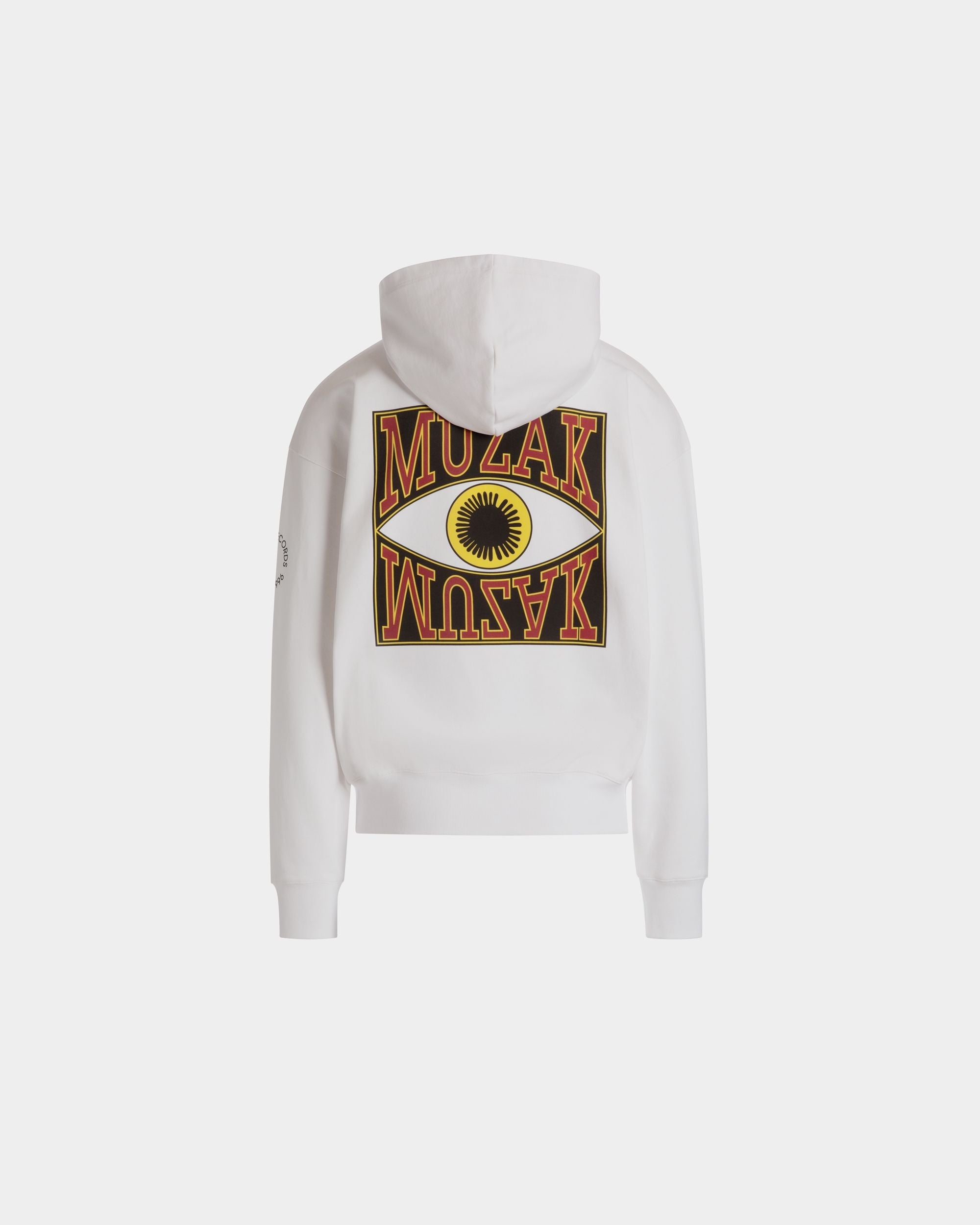 Bally Global - Sweat-Shirt À Capuche DJ Leo Mas X Bally En Coton Blanc Avec Imprimé Muzak - Blanc