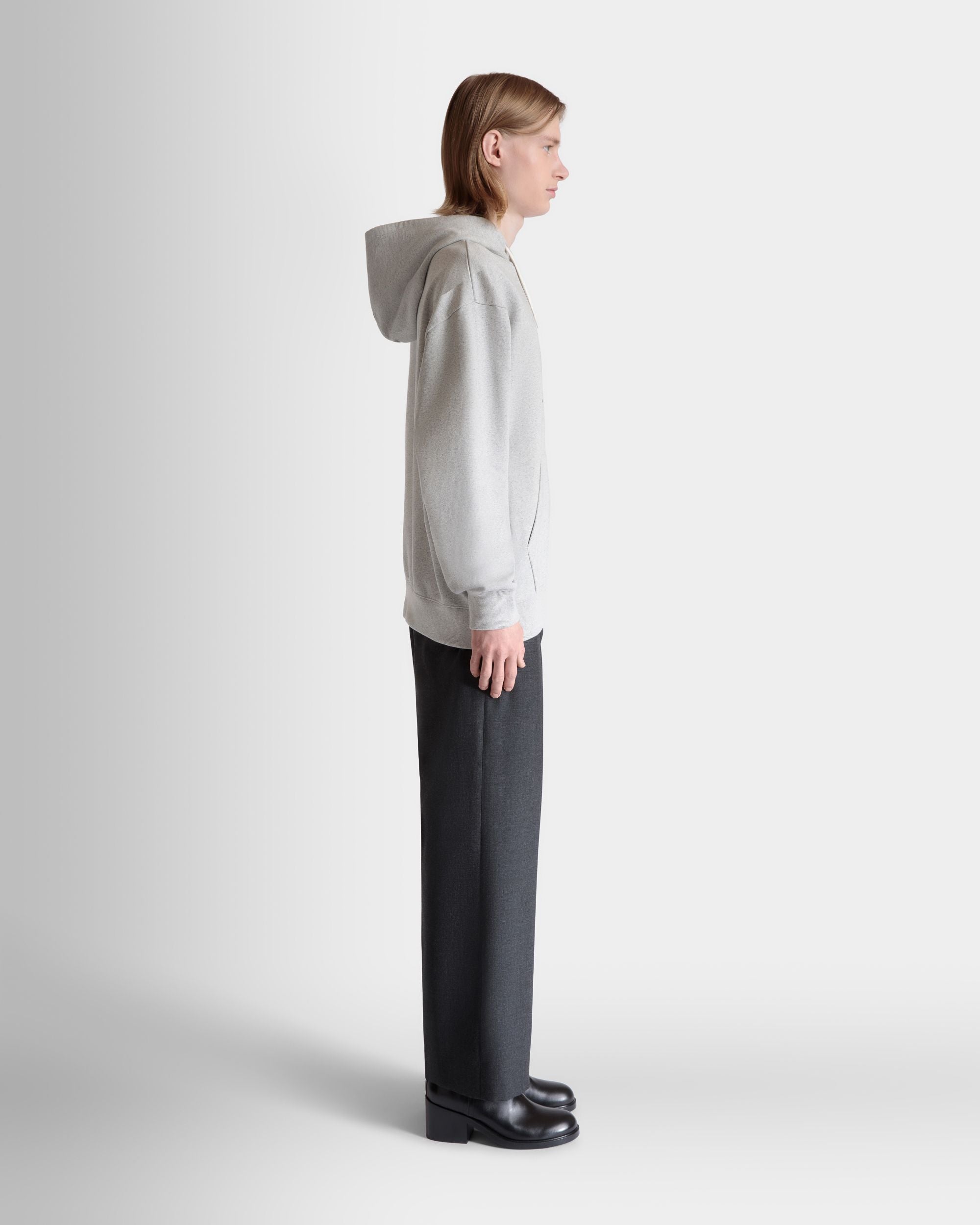 Bally Global - Sudadera Con Capucha De Algodón Gris Jaspeado Con Enchanting Mushrooms - Gris