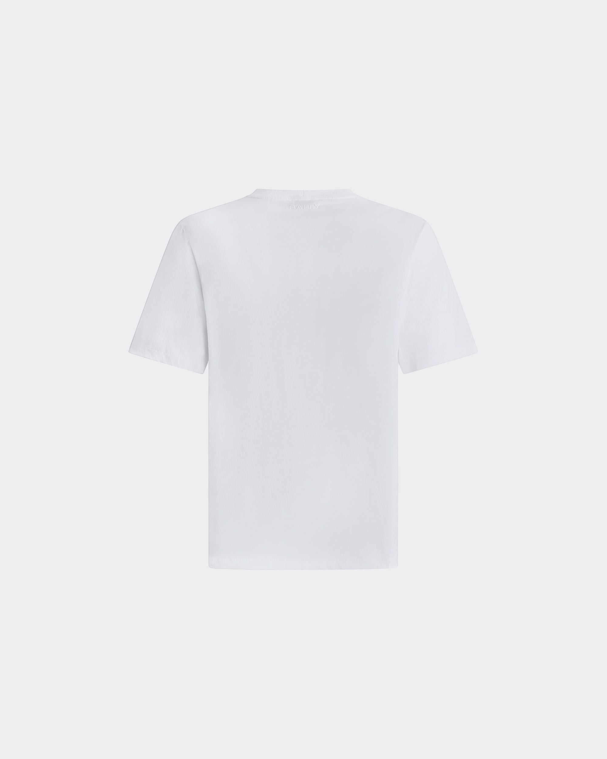 Bally Global - T-Shirt in White Cotton With a Comics Graphic - White
