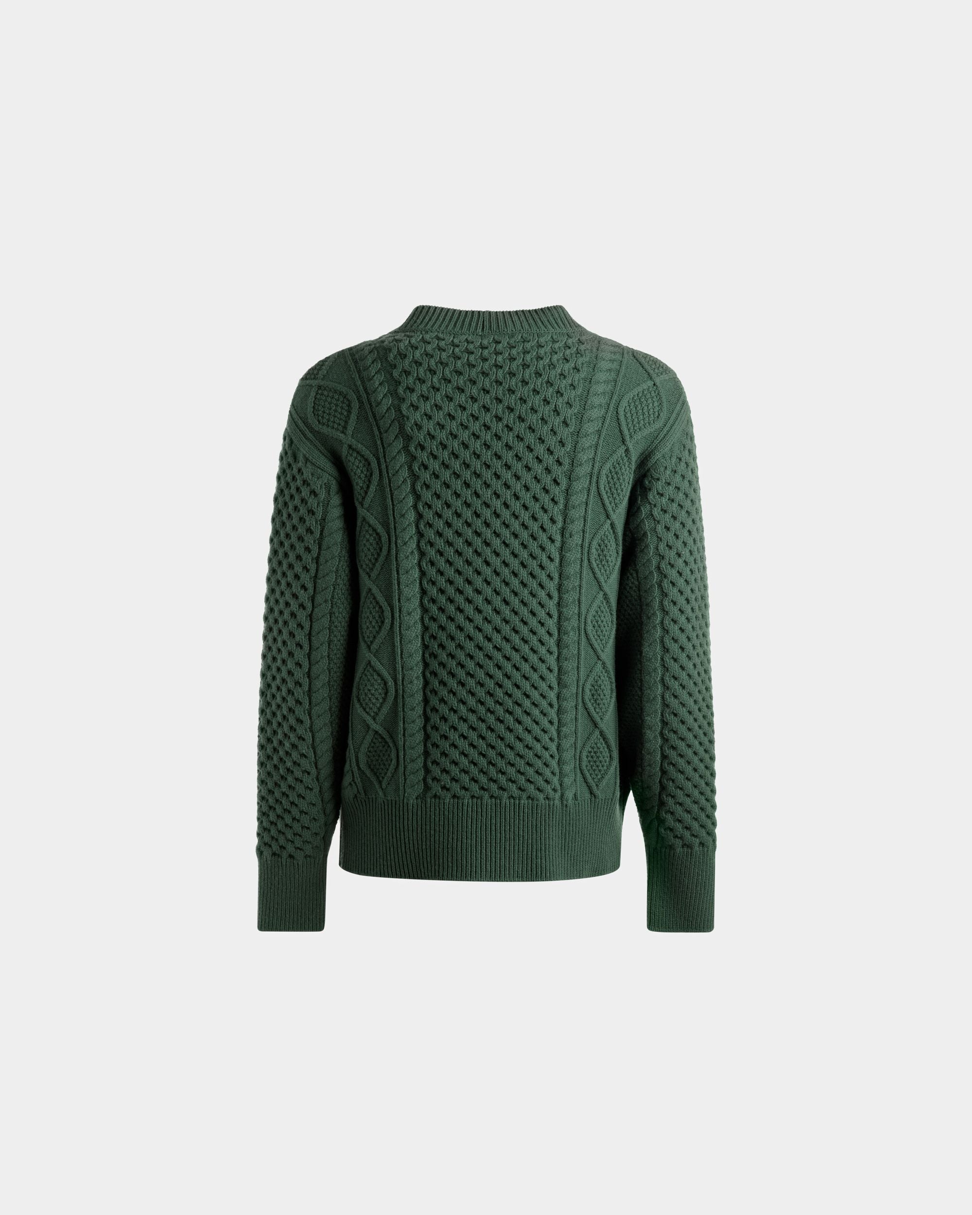Bally Global - Vestido De Punto De Ochos Con Cuello De Pico - Verde