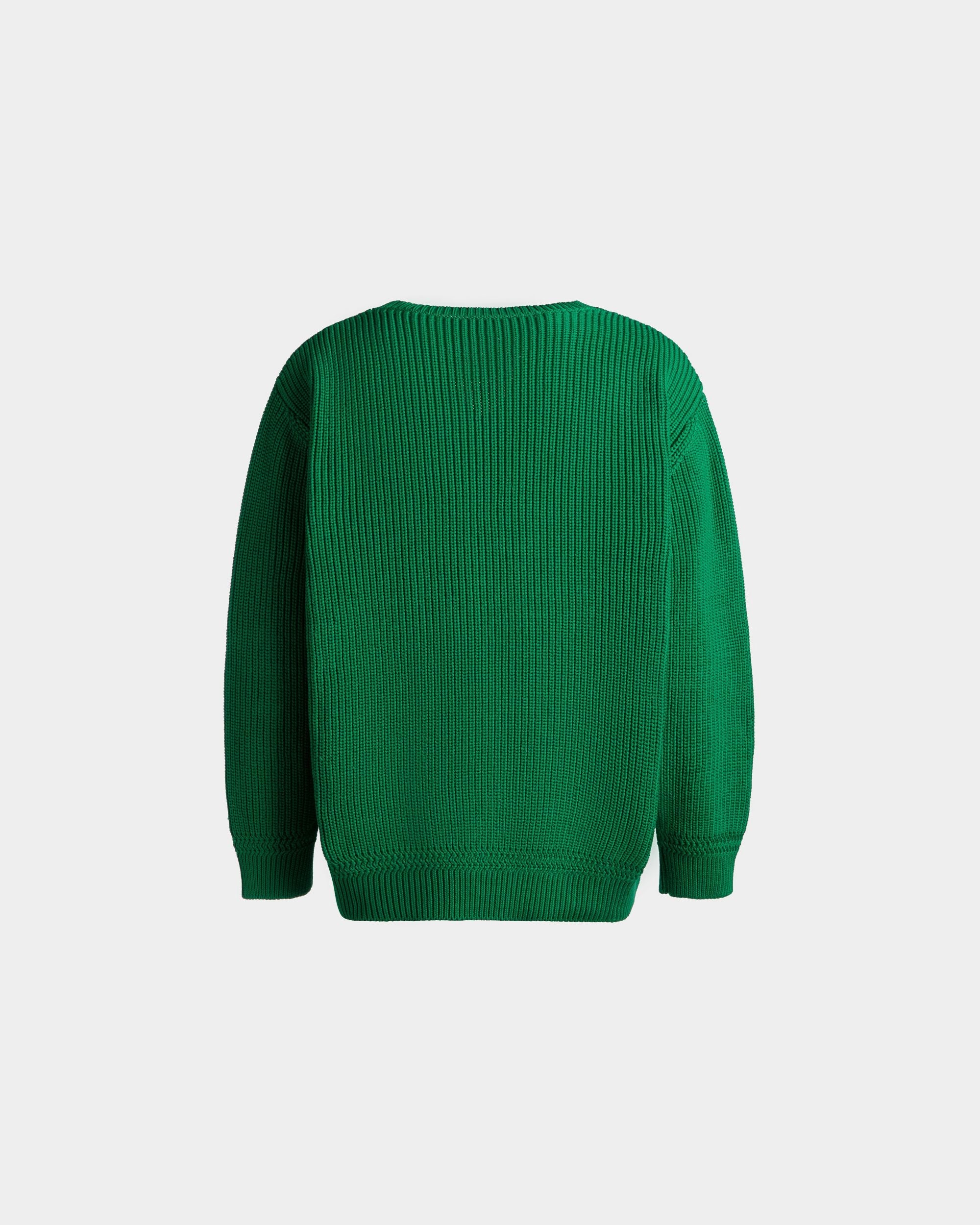 Bally Global - V-Neck in Cotton - Green