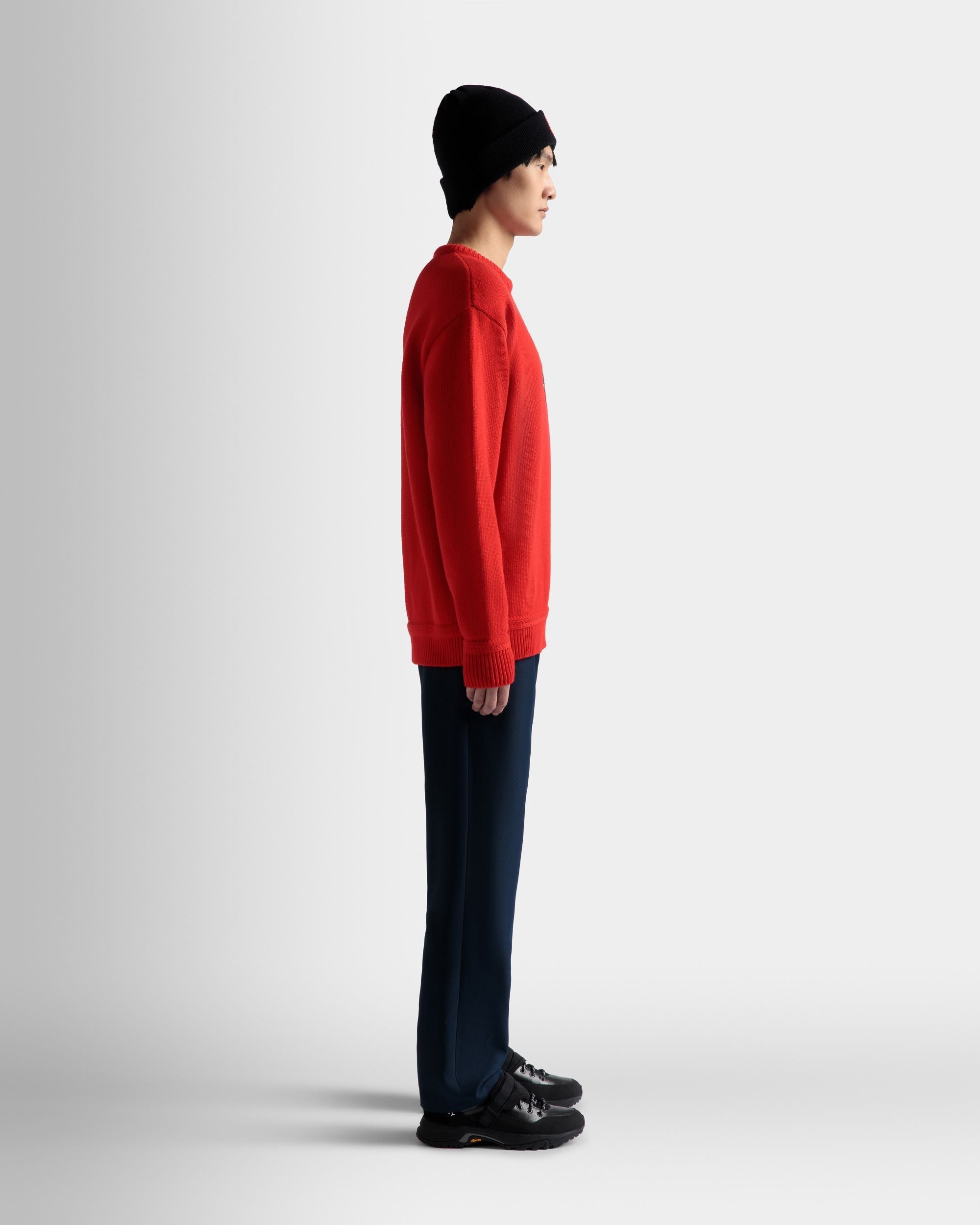 Bally Global - Sweater In Red Wool - Red