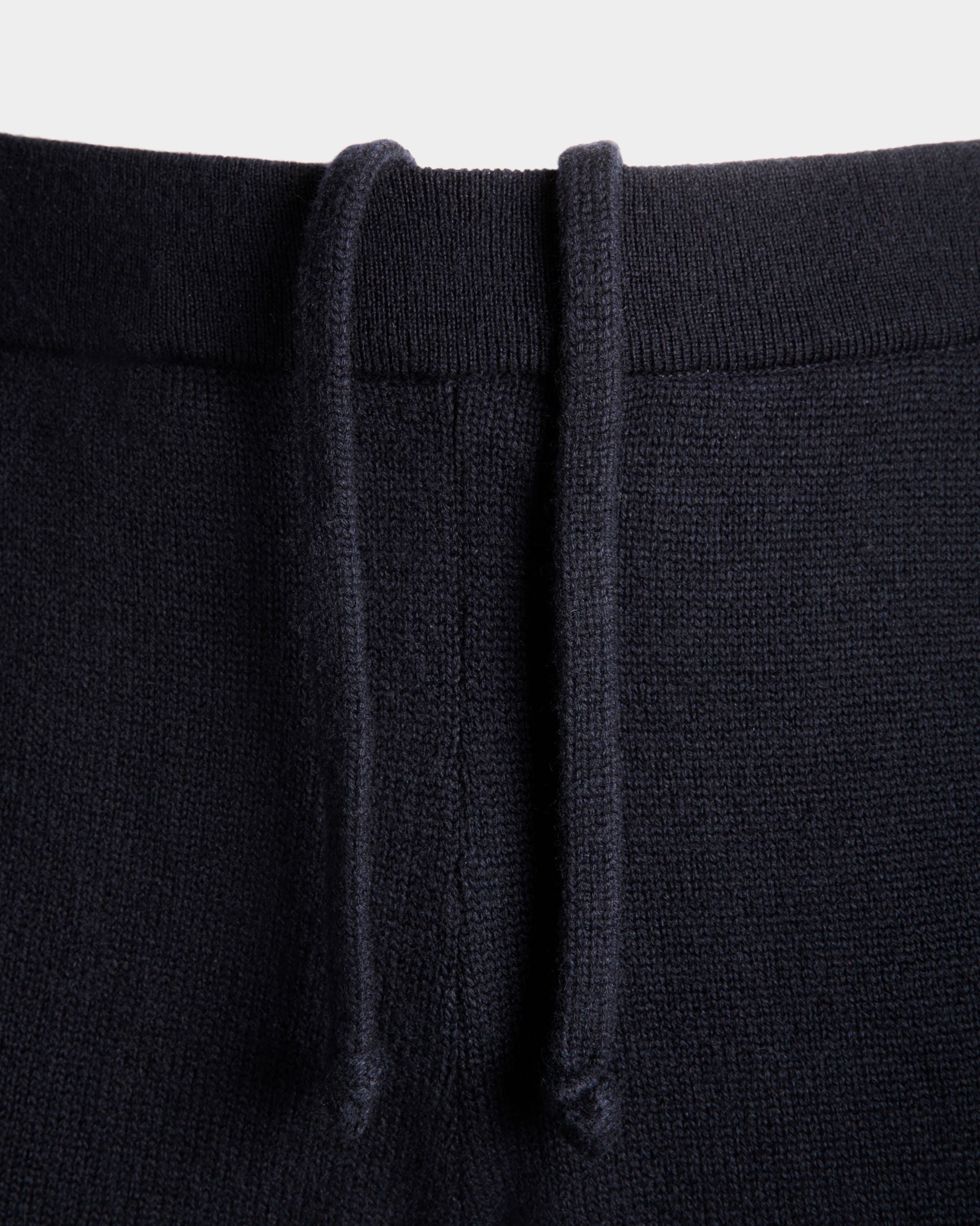 Bally Global - Adrien Brody Travel Collection Sweatpants In Navy Blue Wool Blend - Blue