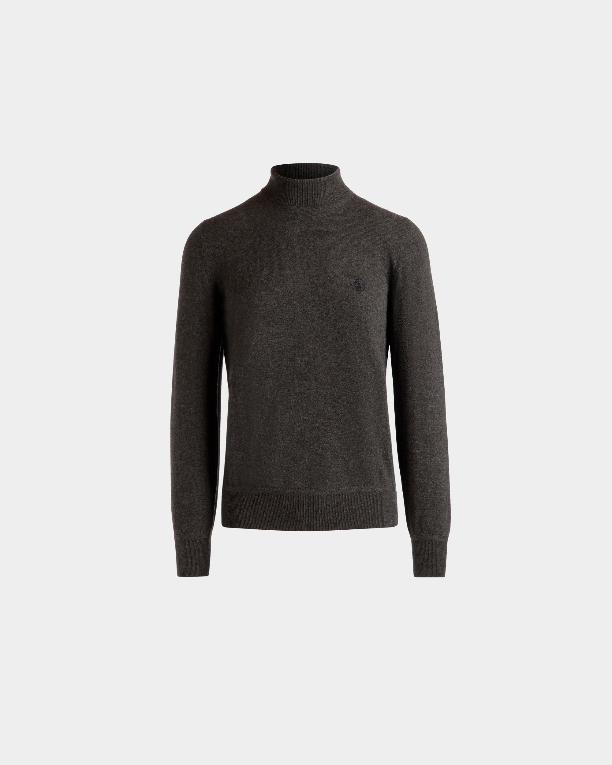 Bally Global - Adrien Brody Travel Collection Turtleneck In Dark Grey Cashmere - Grey