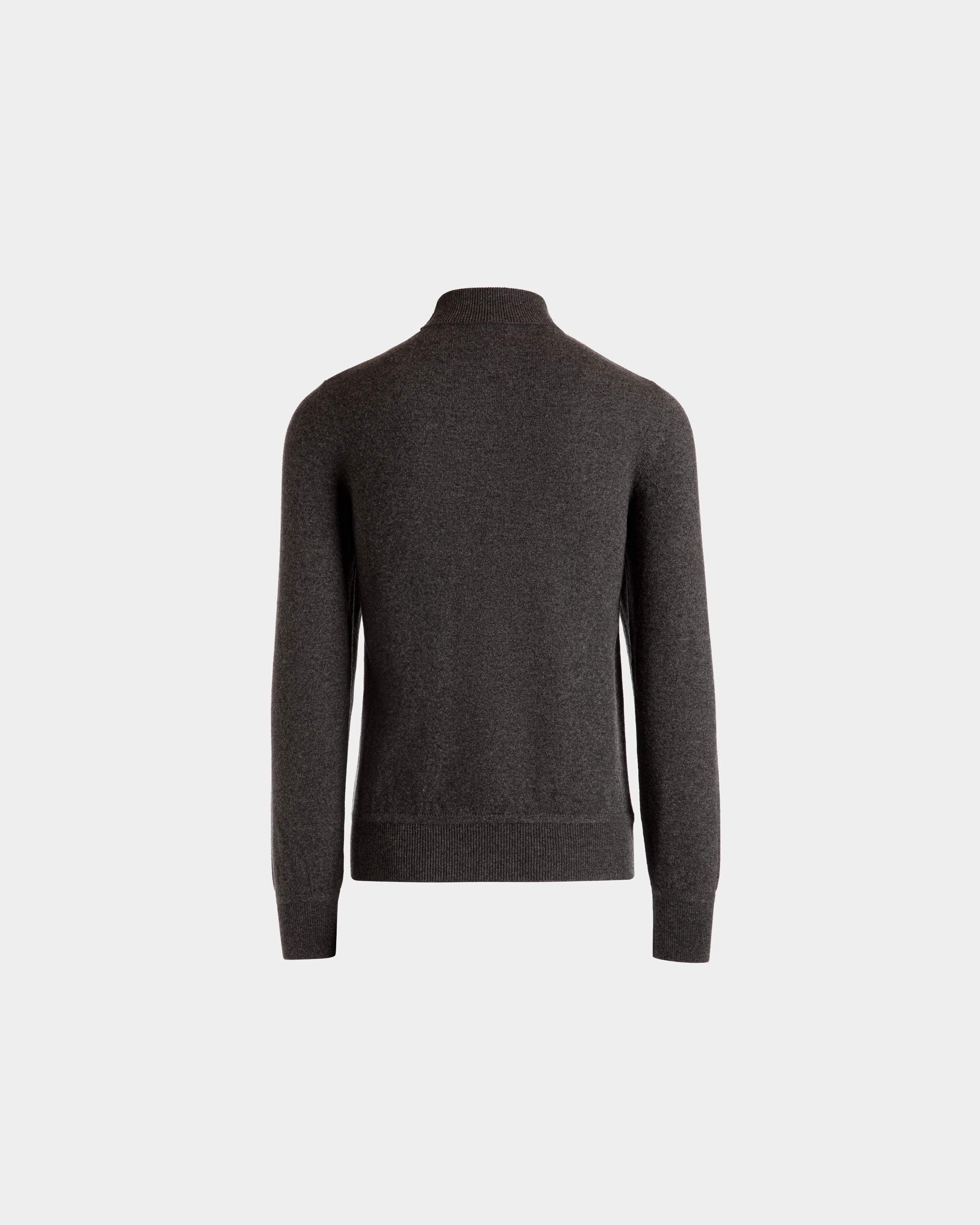 Bally Global - Adrien Brody Travel Collection Turtleneck In Dark Grey Cashmere - Grey