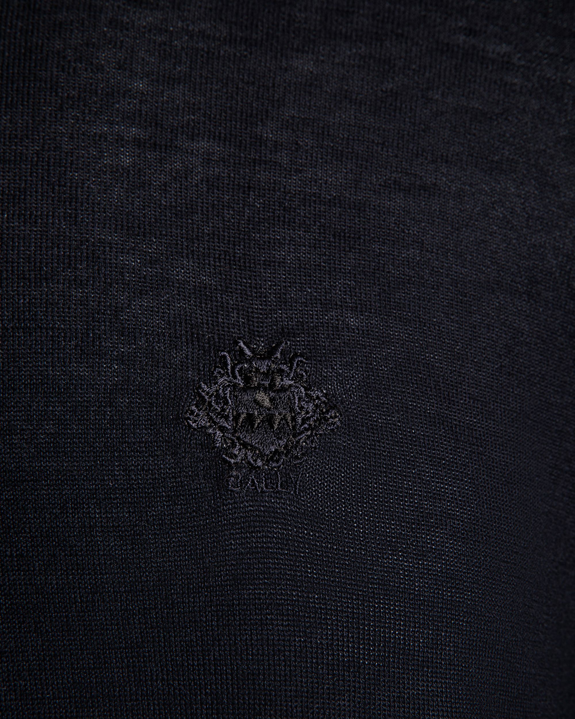 Bally Global - Adrien Brody Travel Collection Crewneck Sweater In Navy Blue Cashmere - Blue