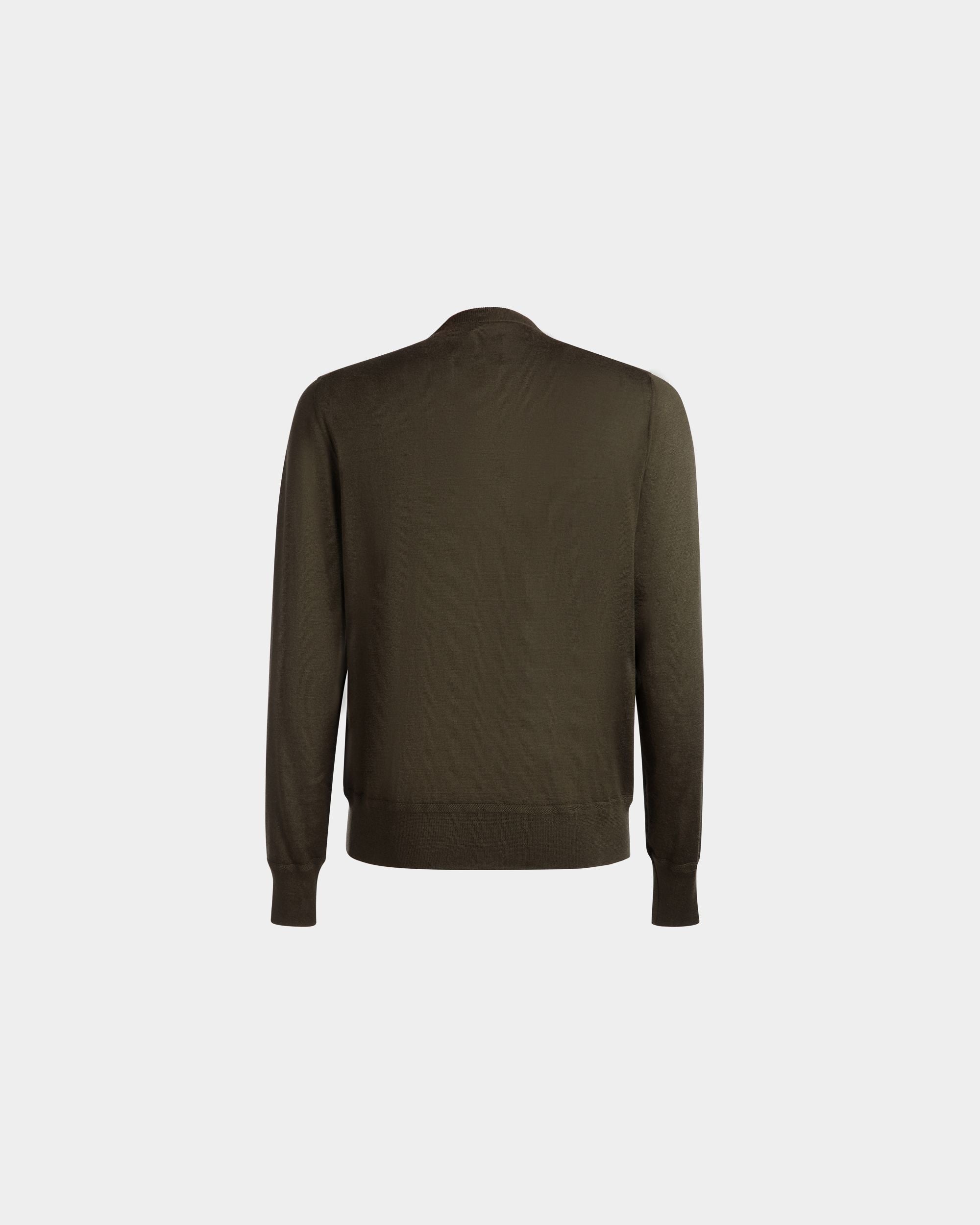 Bally Global - Adrien Brody Travel Collection Crewneck Sweater In Military Green Cashmere - Green