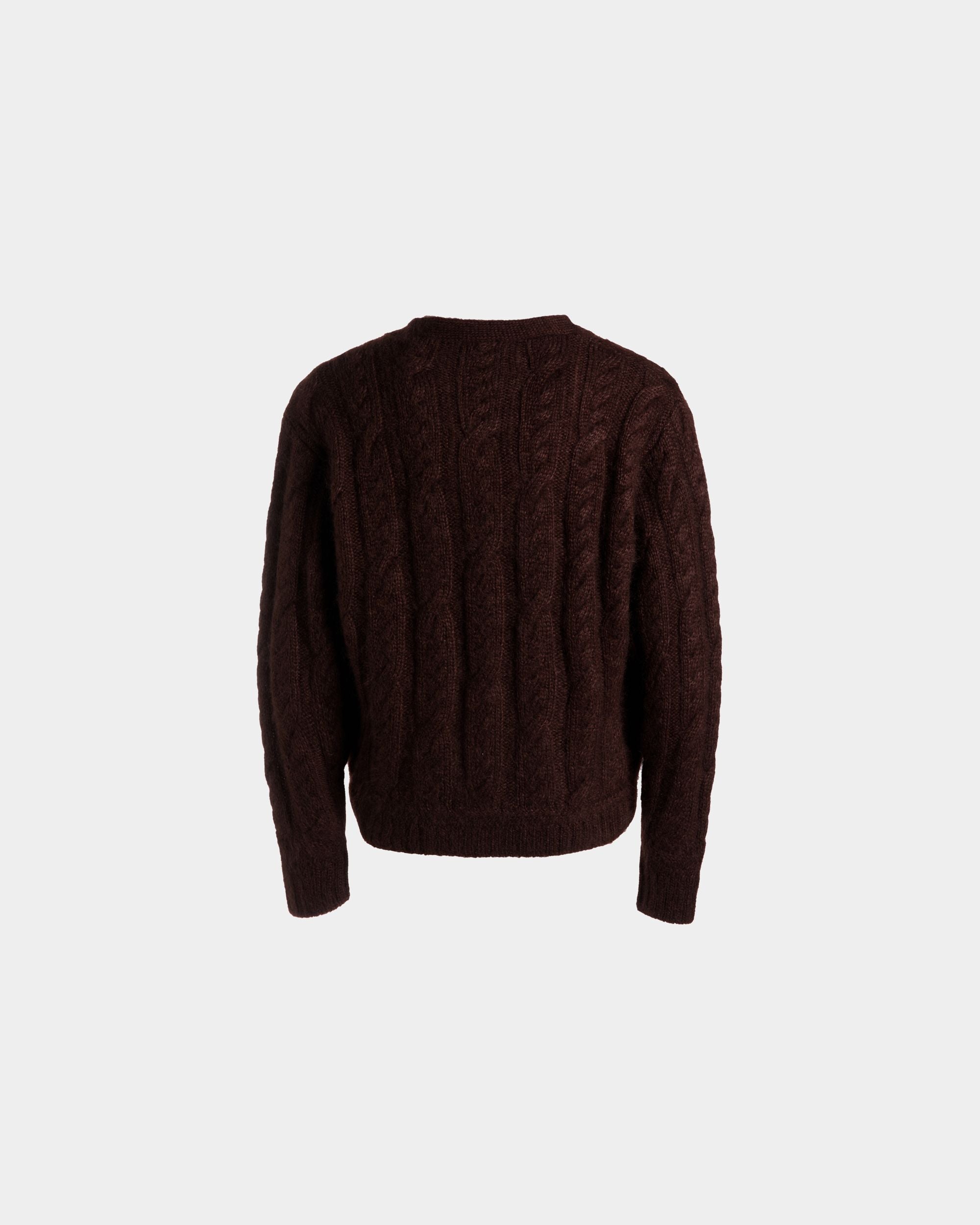 Bally Global - Cardigan in Brown Mohair And Silk - Brown
