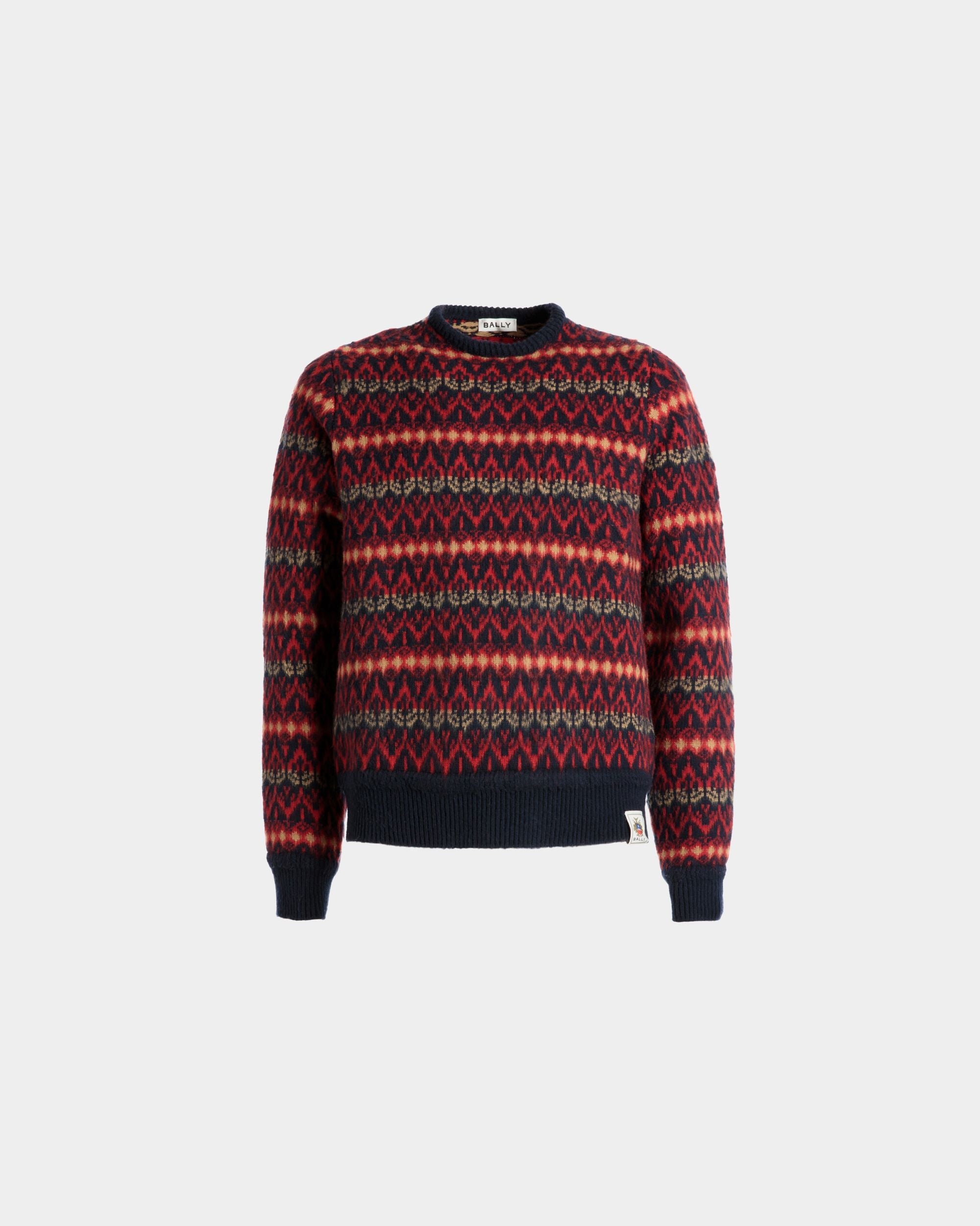 Bally Global - Crewneck Sweater In Multicolor Wool - Multicolor