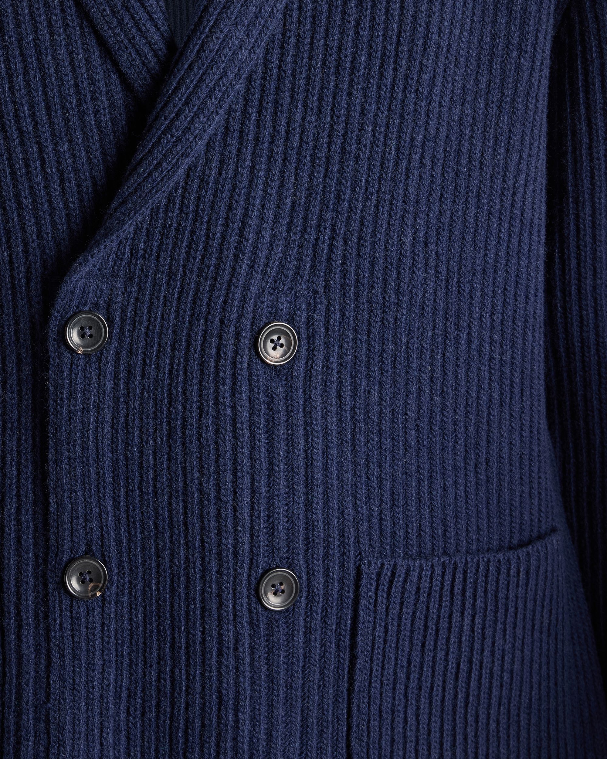 Bally Global - Cardigan in Navy Blue Wool - Blue