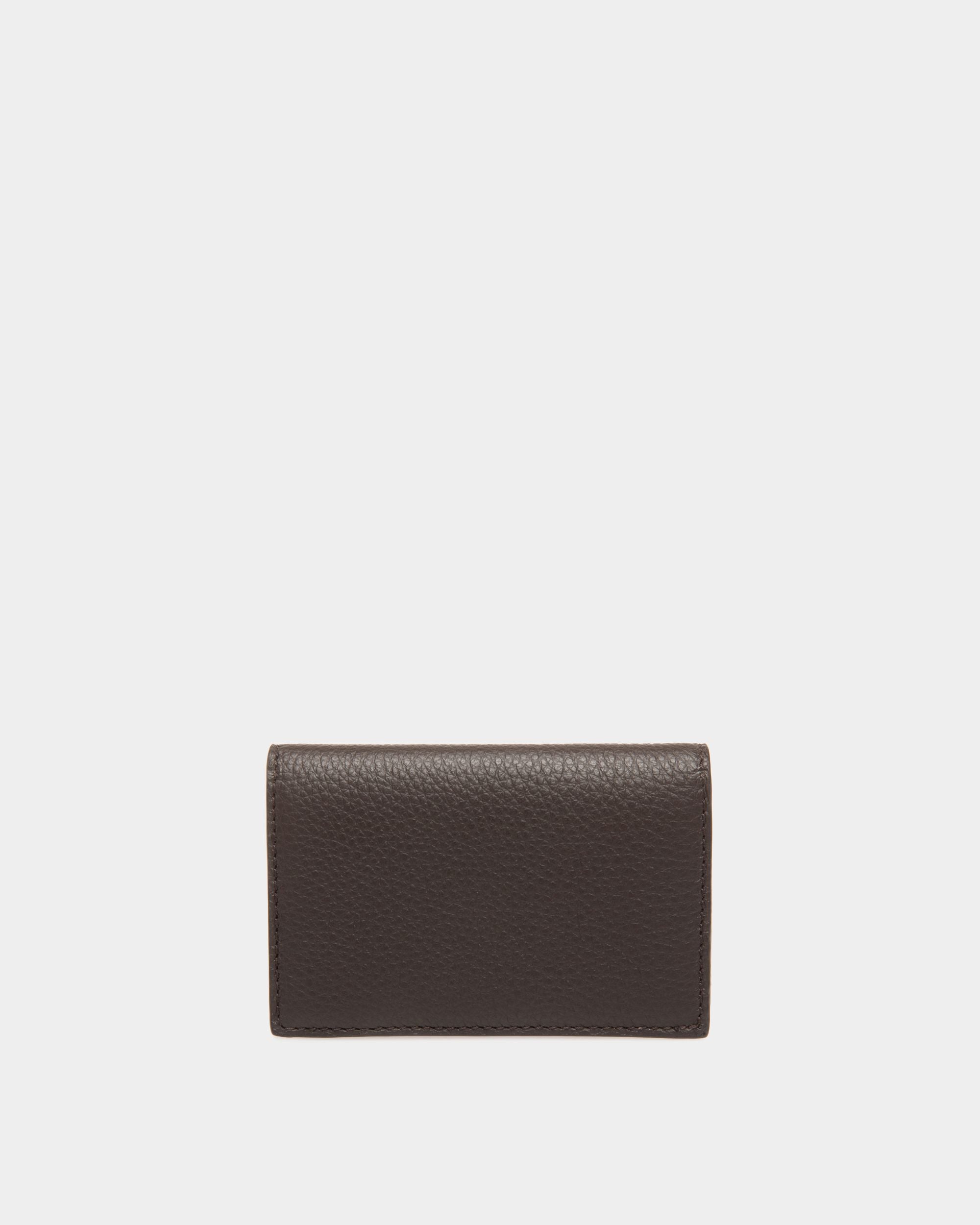 Bally Global - Porte-Cartes De Visite En Cuir Gaufré Marron - Marron