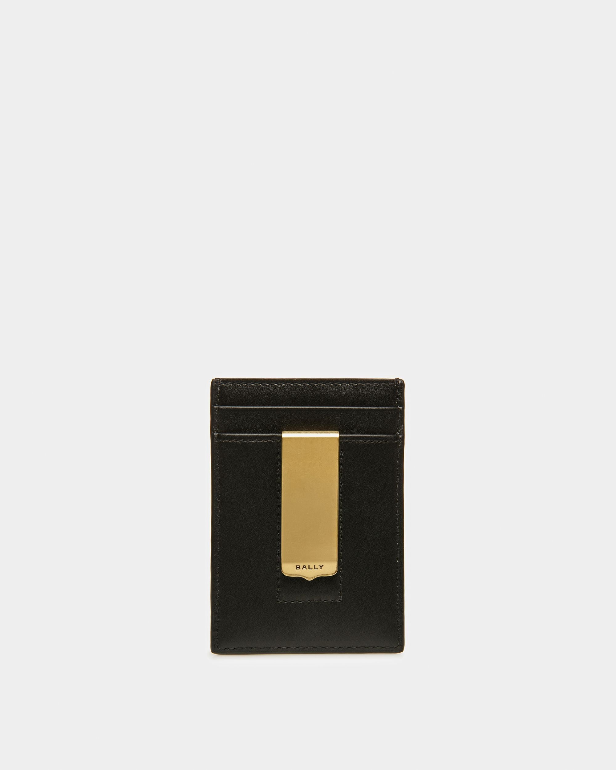 Bally Global - Tarjetero Ejecutivo De Piel Talabartería - Negro