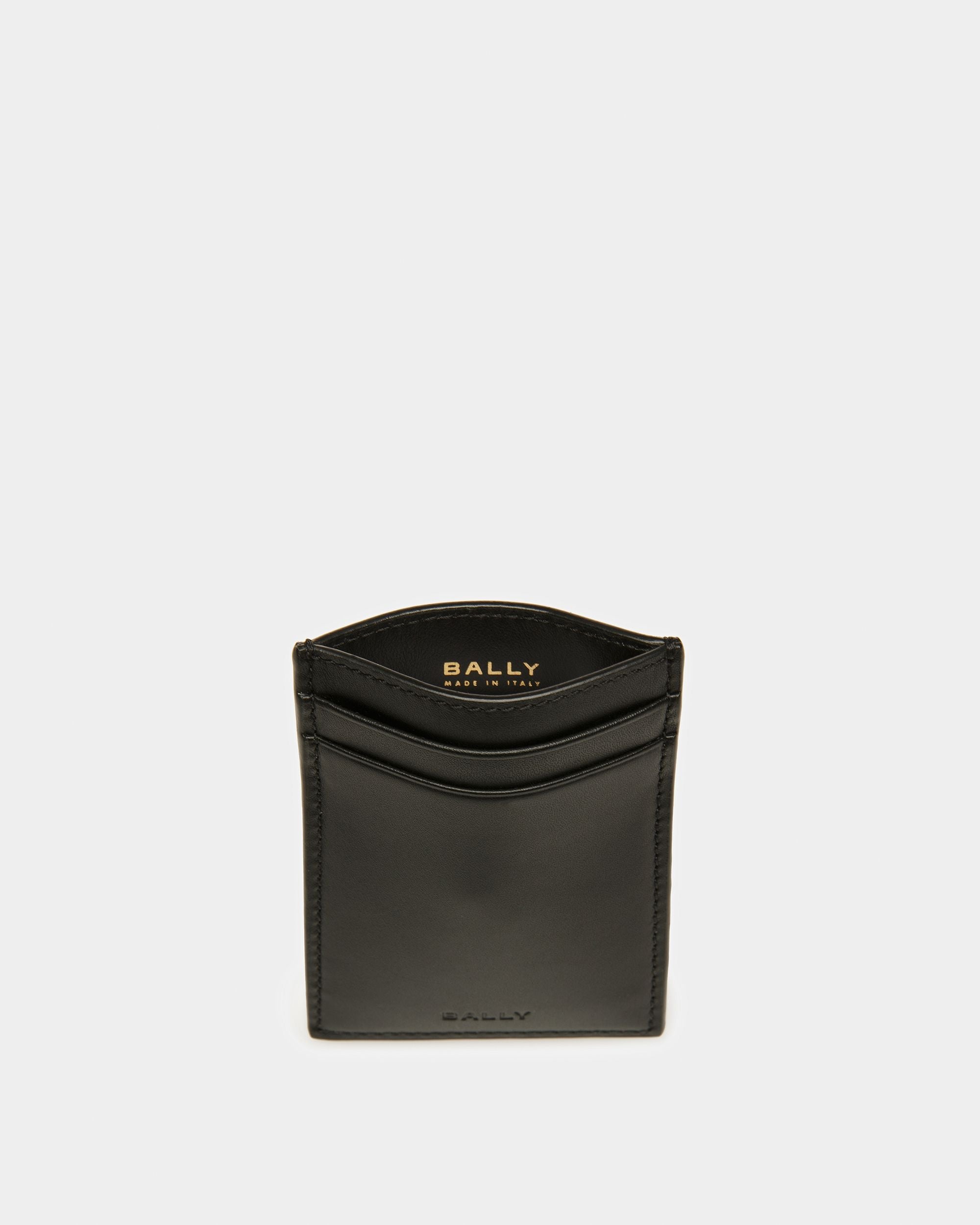 Bally Global - Tarjetero Ejecutivo De Piel Talabartería - Negro