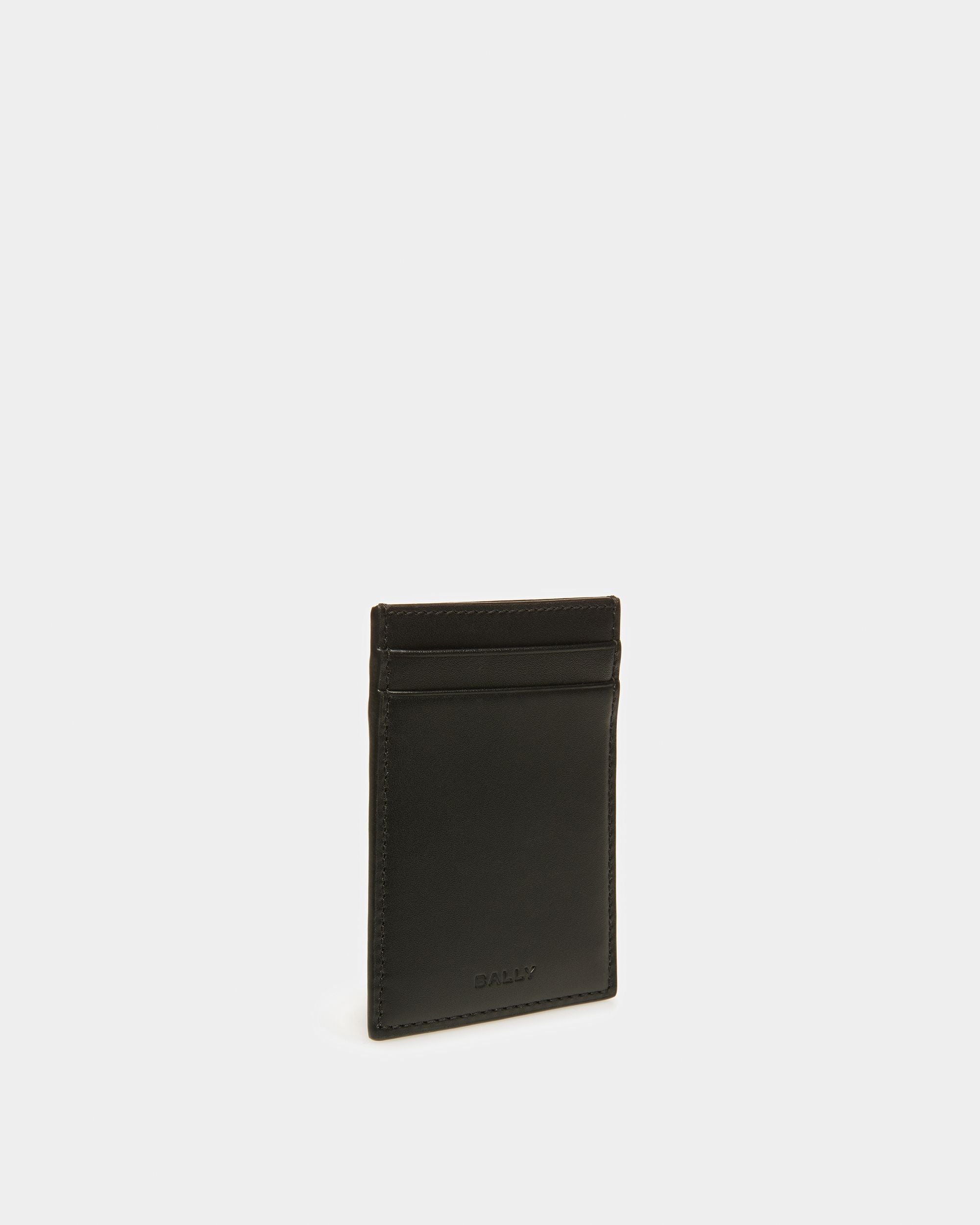Bally Global - Tarjetero Ejecutivo De Piel Talabartería - Negro