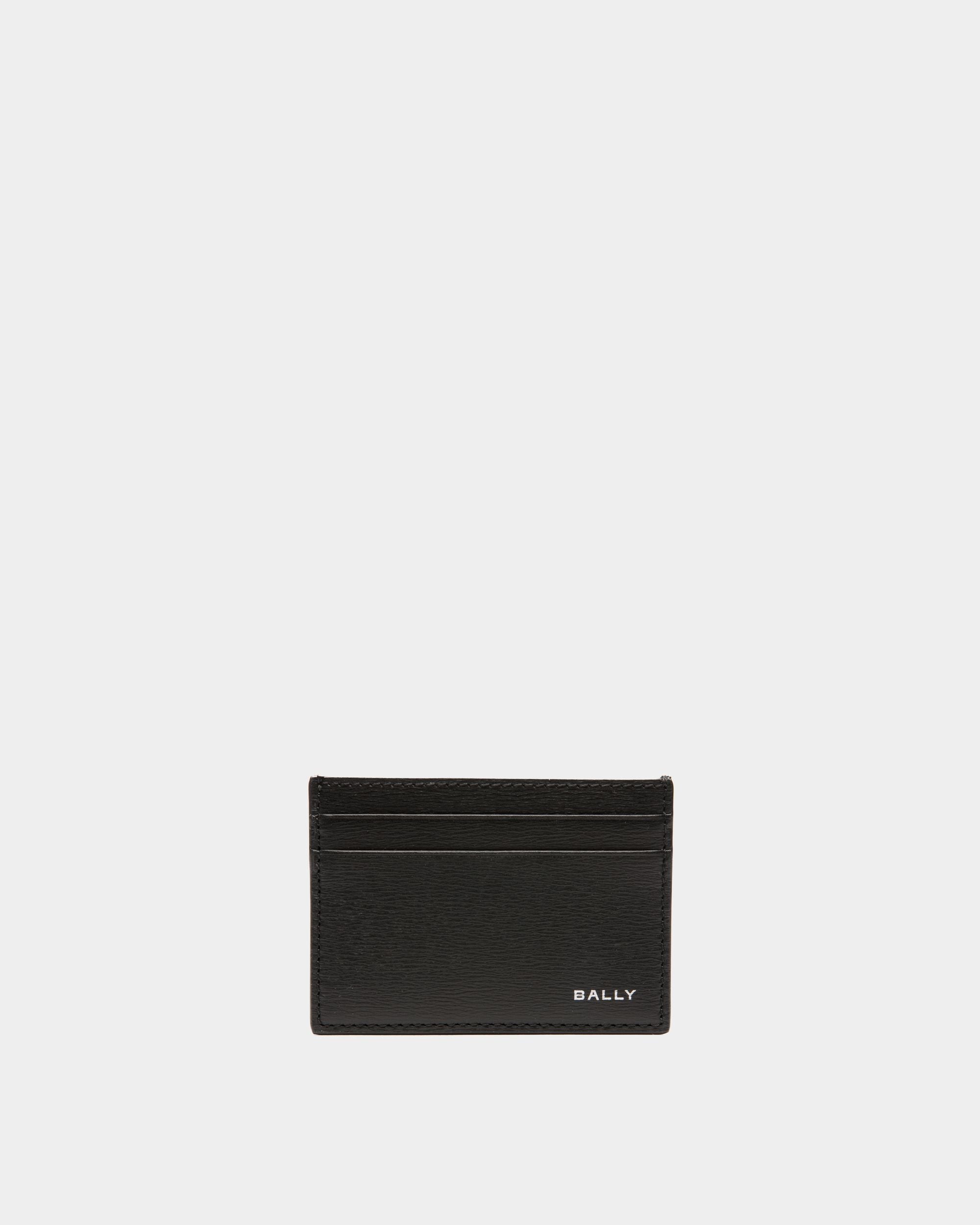 Bally Global - Crossing Card Holder In Black Leather - Black