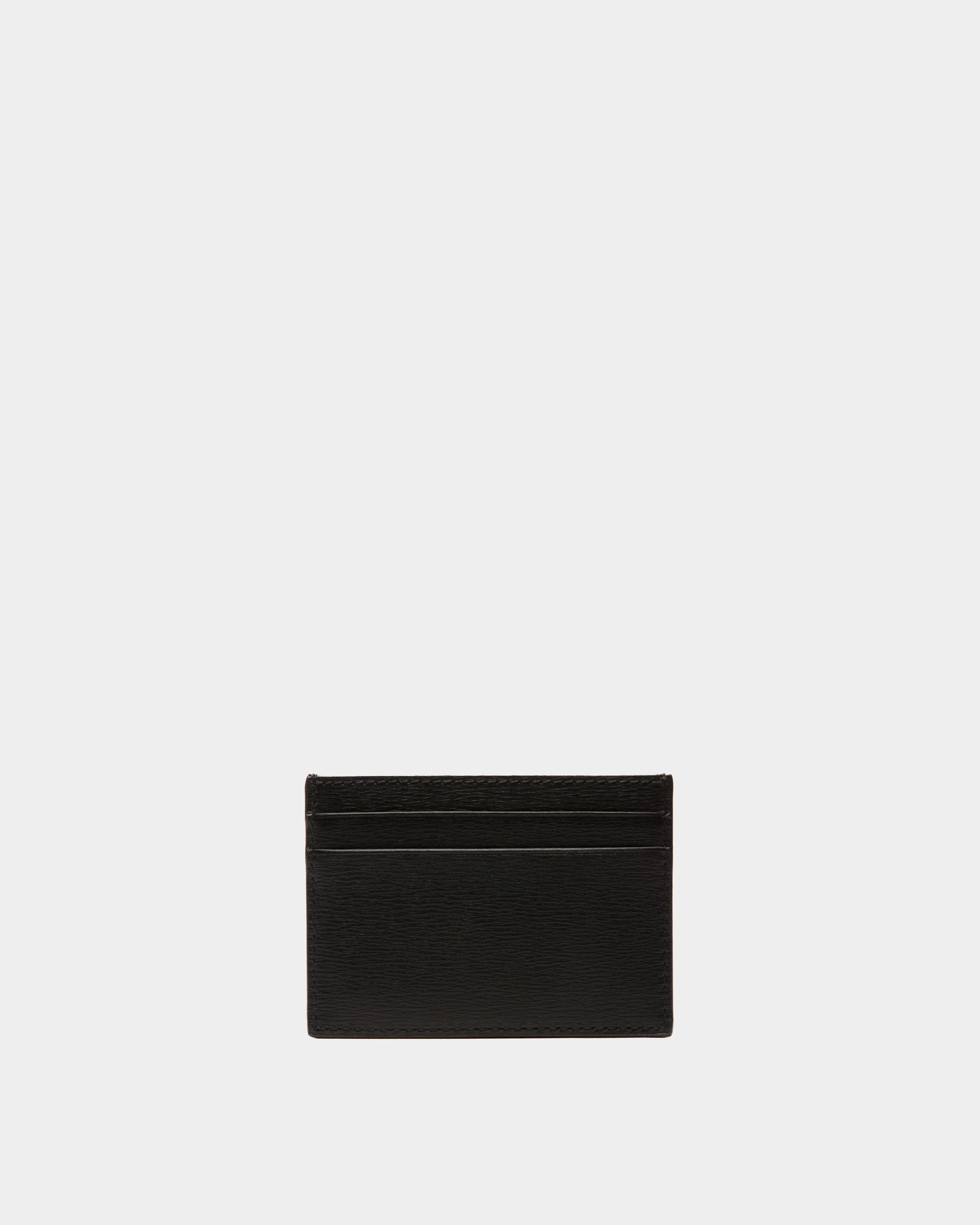 Bally Global - Crossing Card Holder In Black Leather - Black