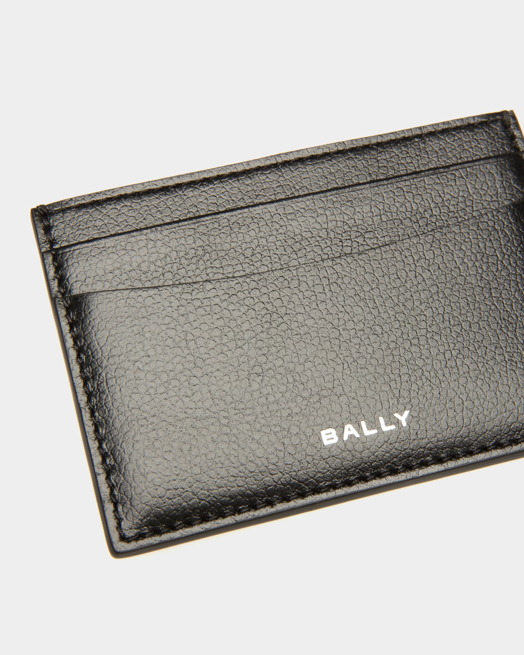 Bally Global - Banque Business Card Holder In Black Leather - Black