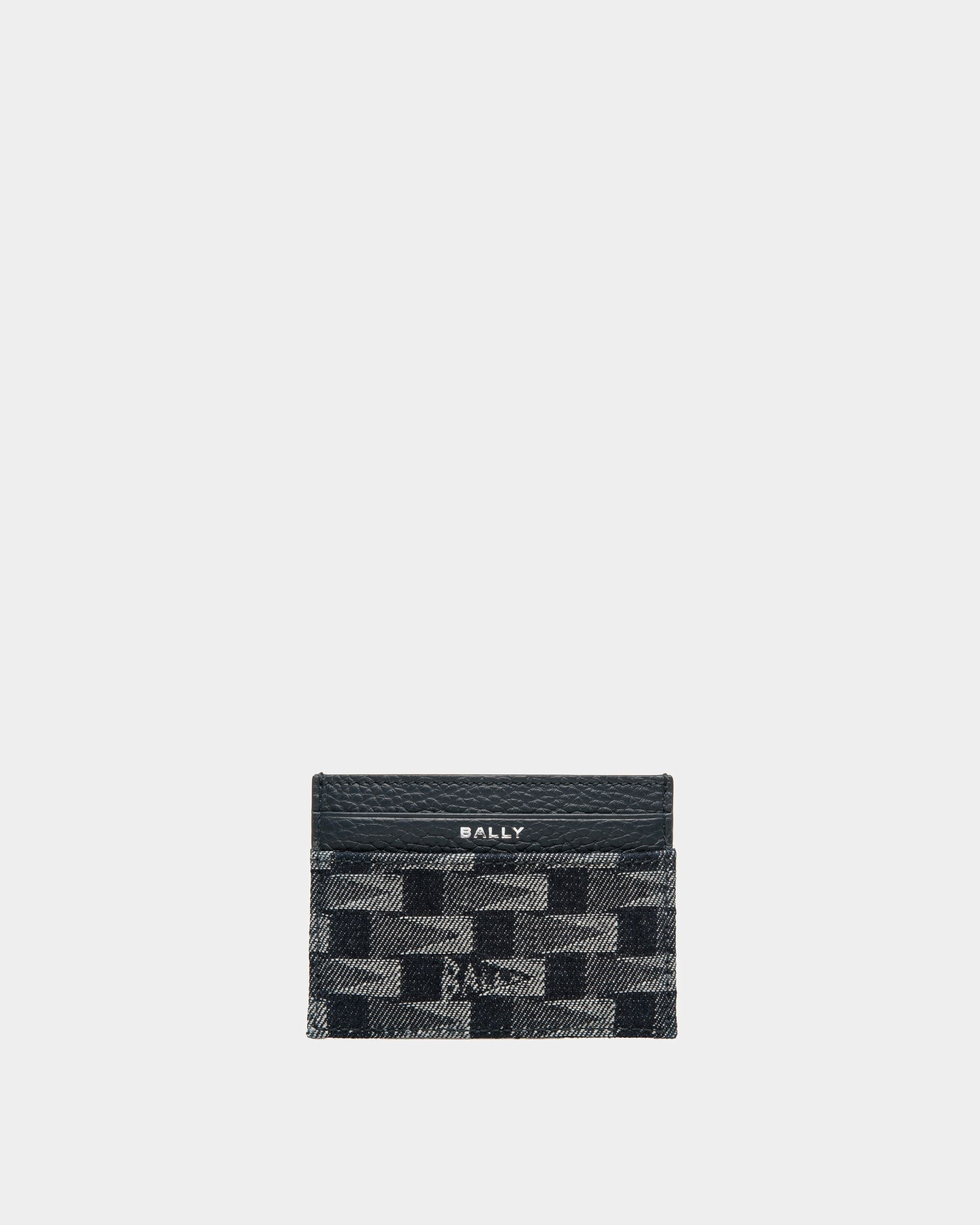 Bally Global - Pennant Credit Card Case in Denim - Blue