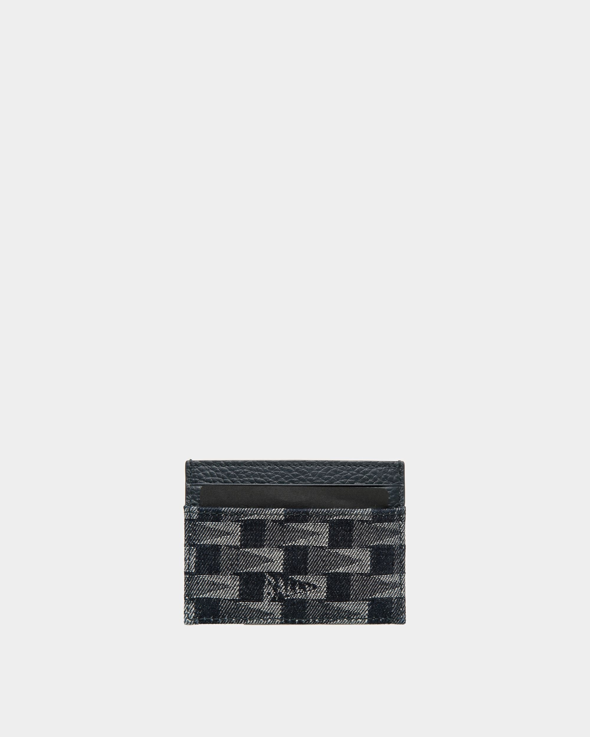 Bally Global - Pennant Credit Card Case in Denim - Blue