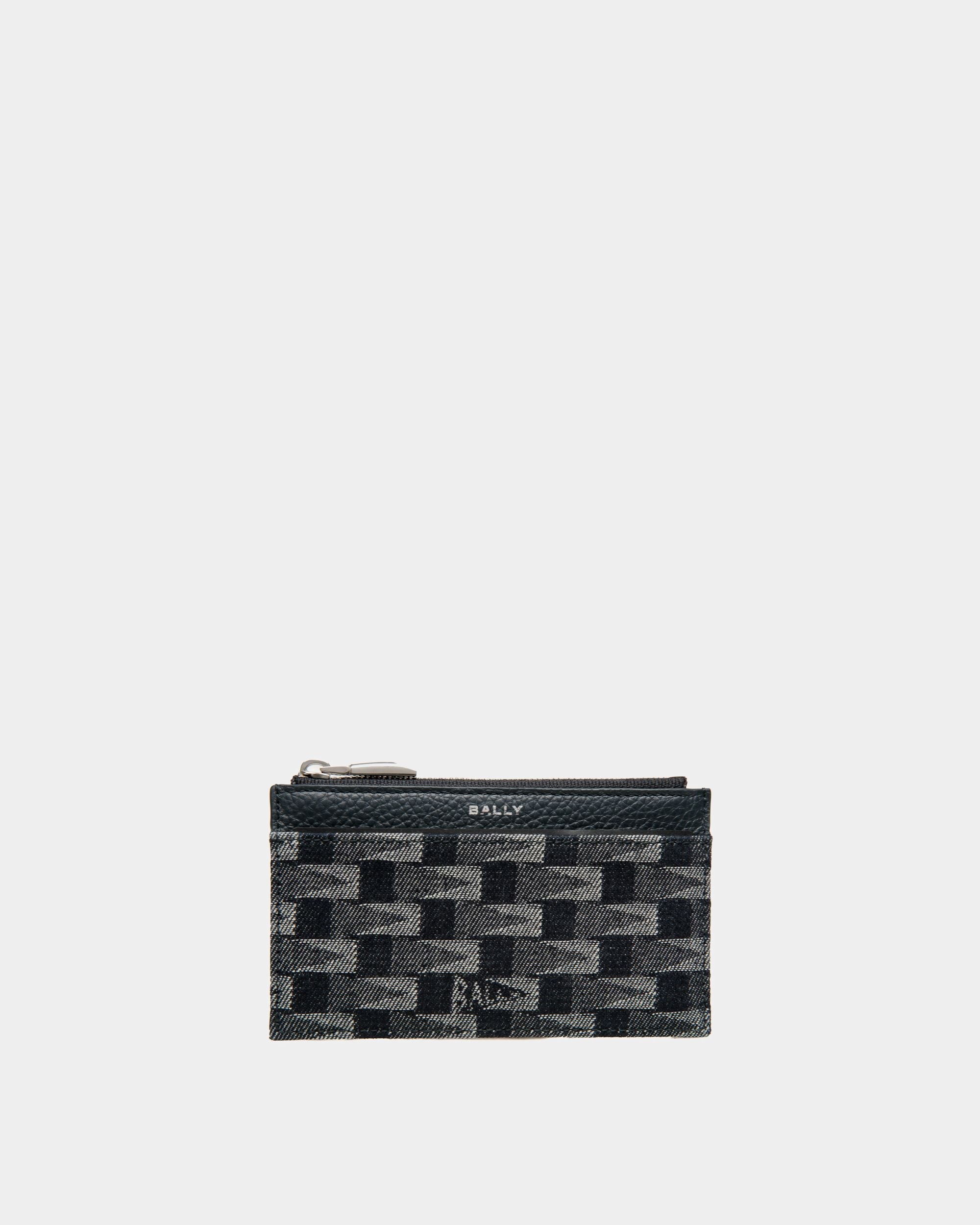 Bally Global - Pennant Coin Card Holder in Denim - Blue