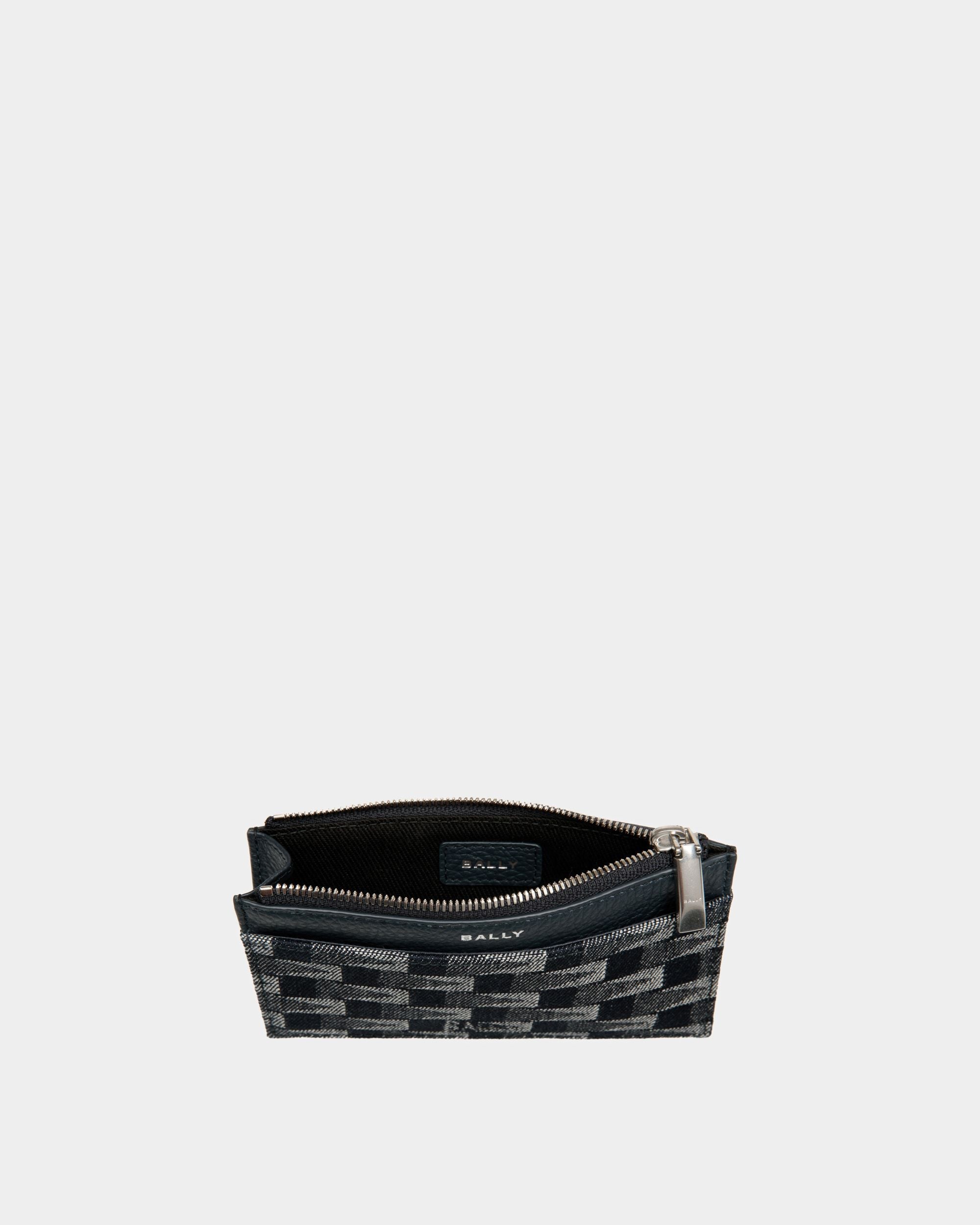 Bally Global - Pennant Coin Card Holder in Denim - Blue