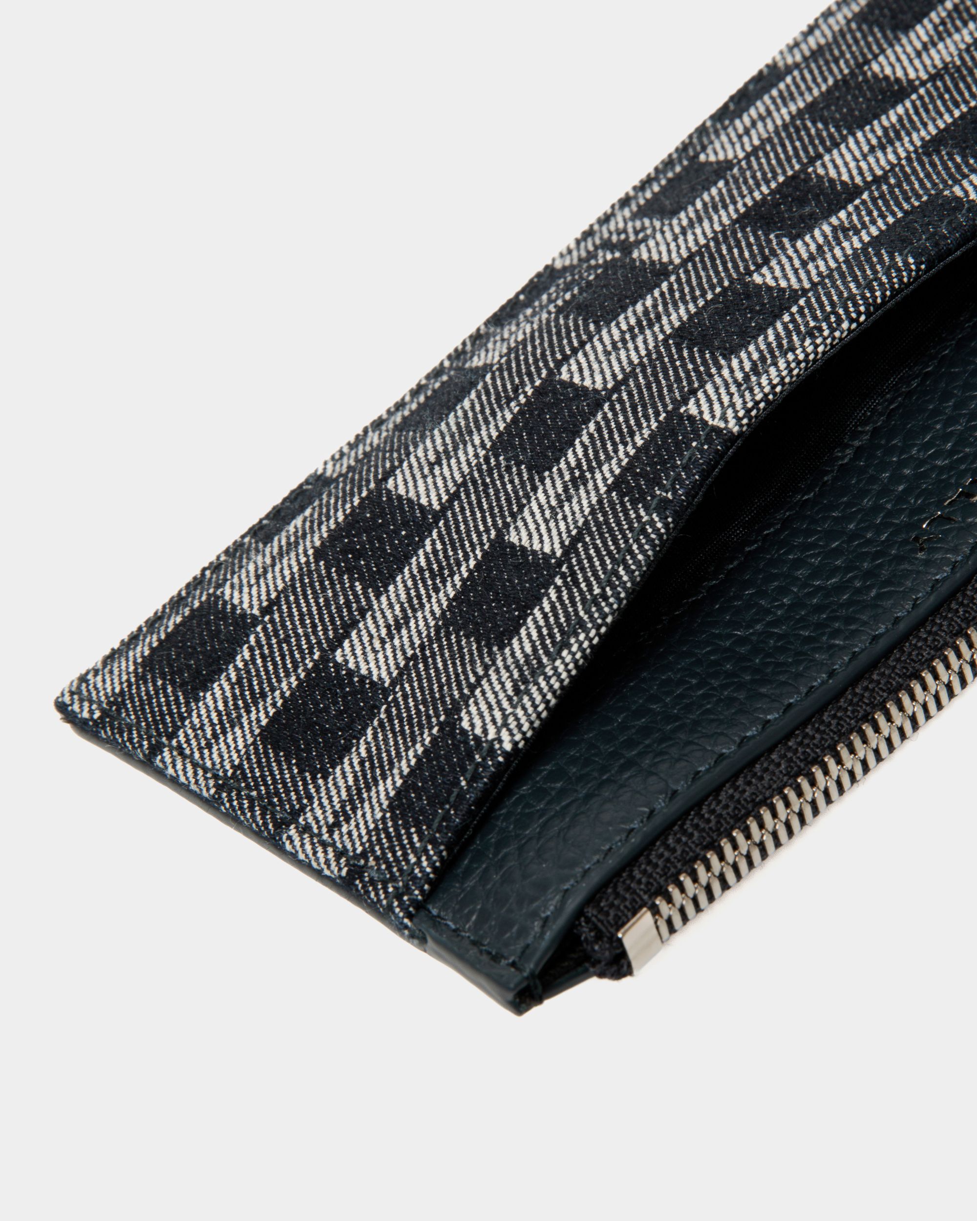 Bally Global - Pennant Coin Card Holder in Denim - Blue
