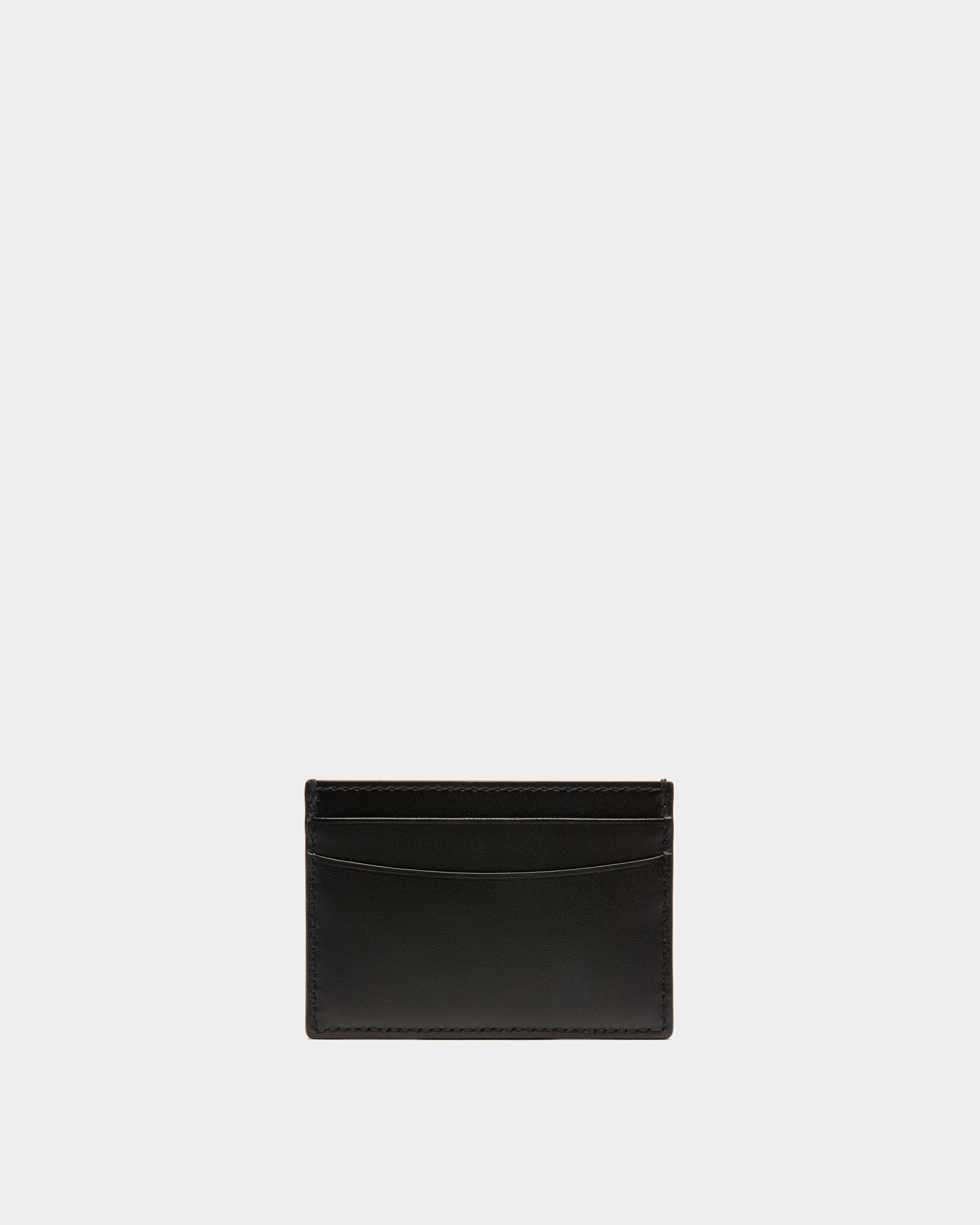 Bally Global - Tarjetero Busy Bally De Piel Negra - Negro