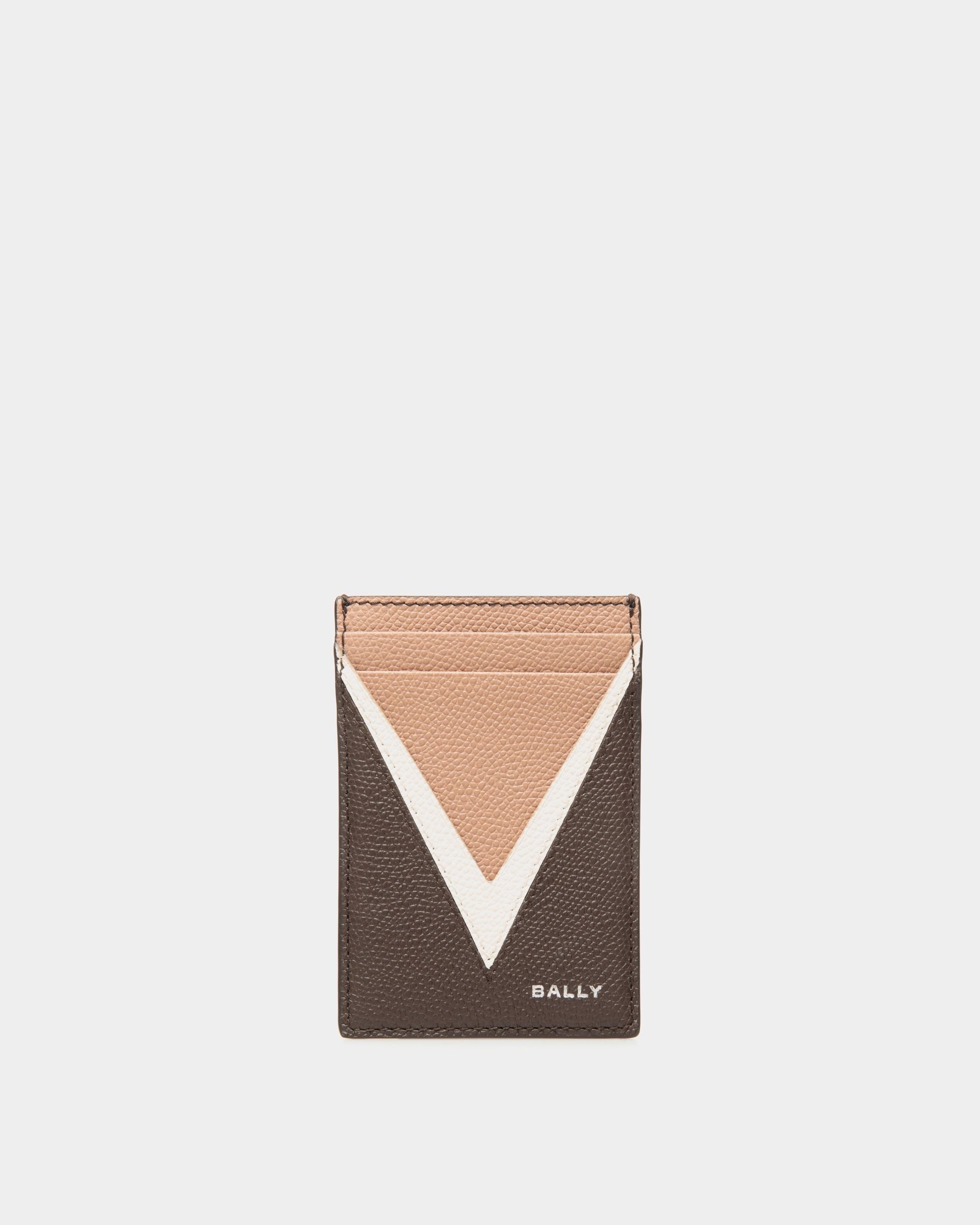 Bally Global - Flag Card Holder in Ebano Leather - Brown