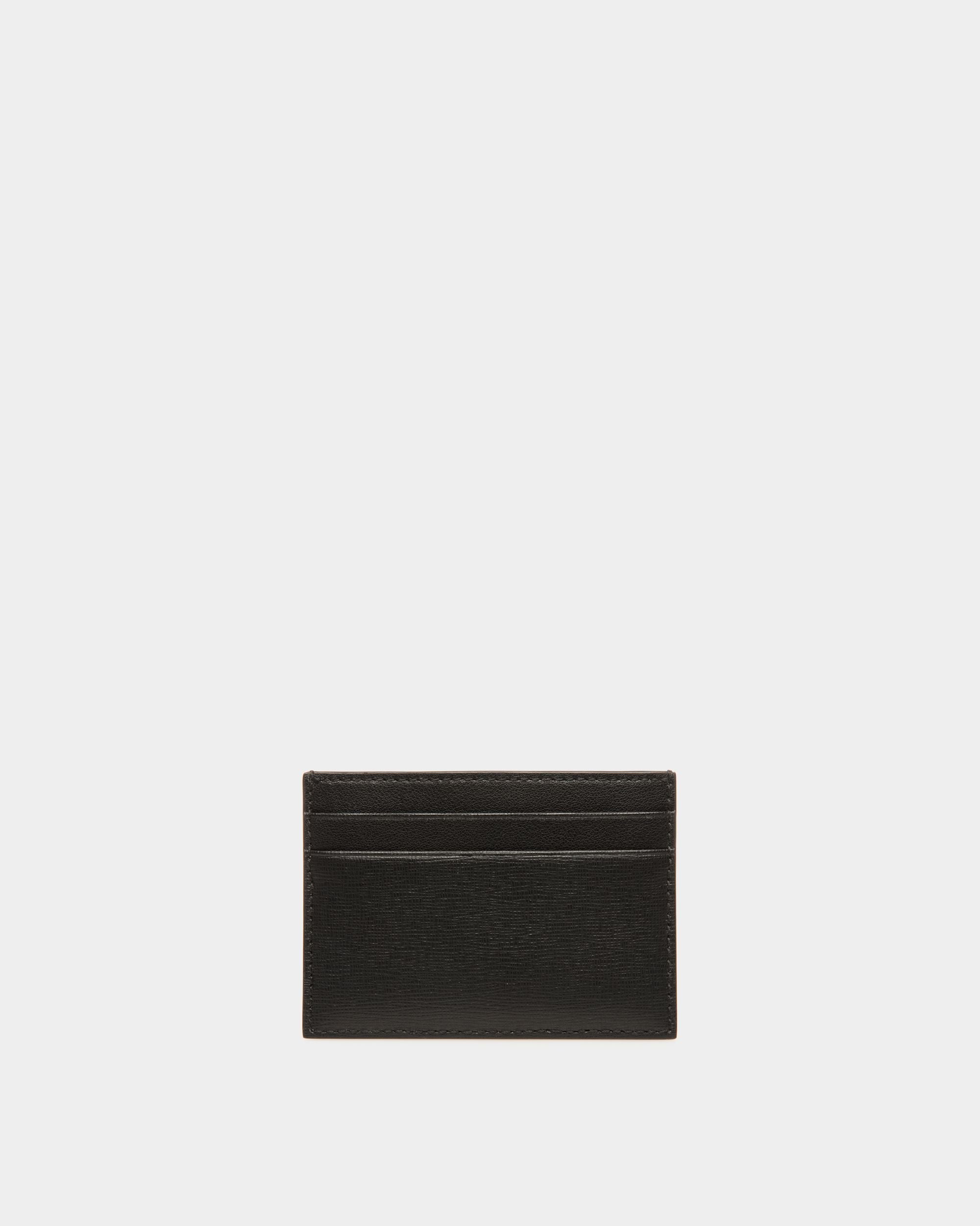 Bally Global - Mythos Card Holder In Black Recycled Leather - Black
