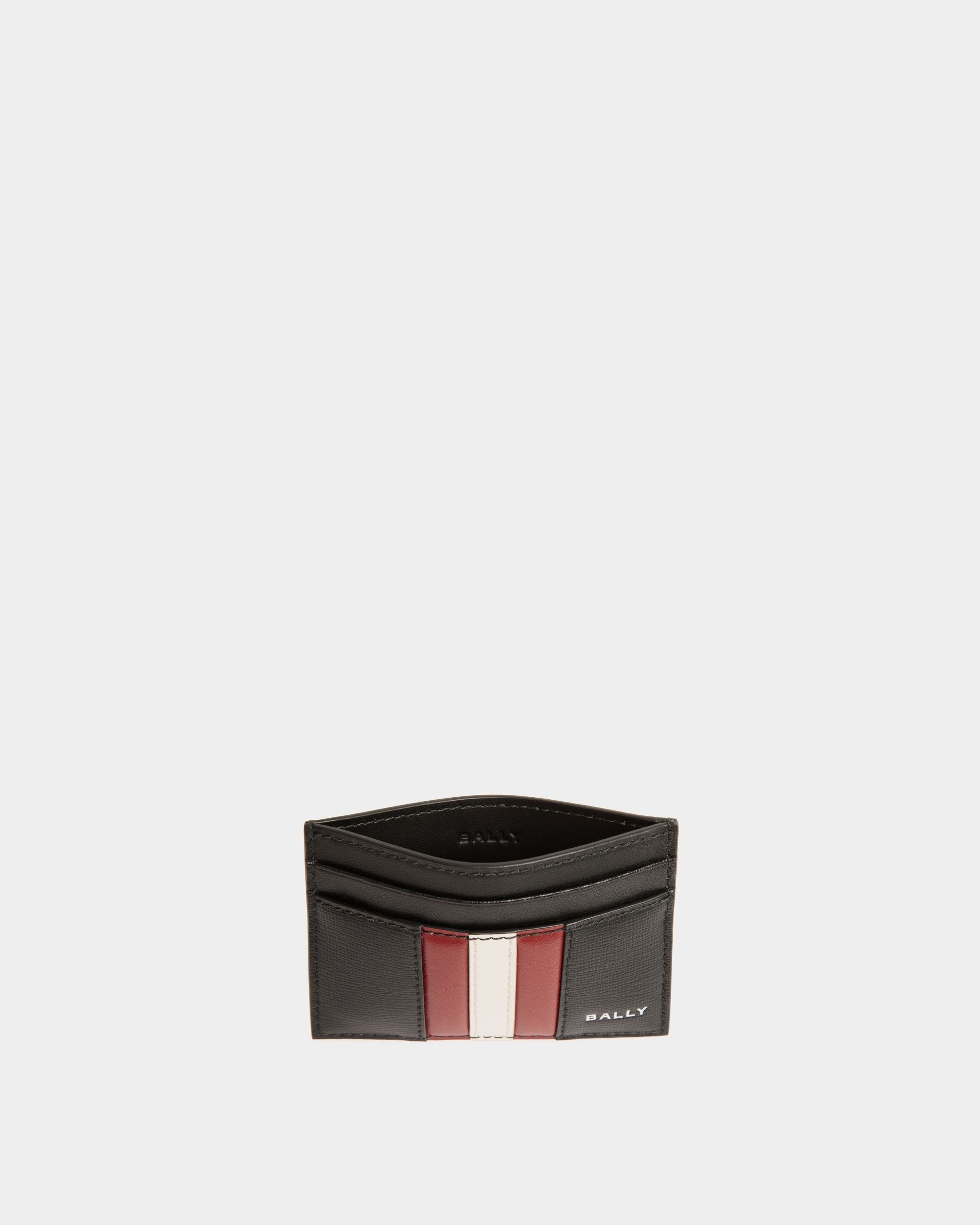 Bally Global - Mythos Card Holder In Black Recycled Leather - Black