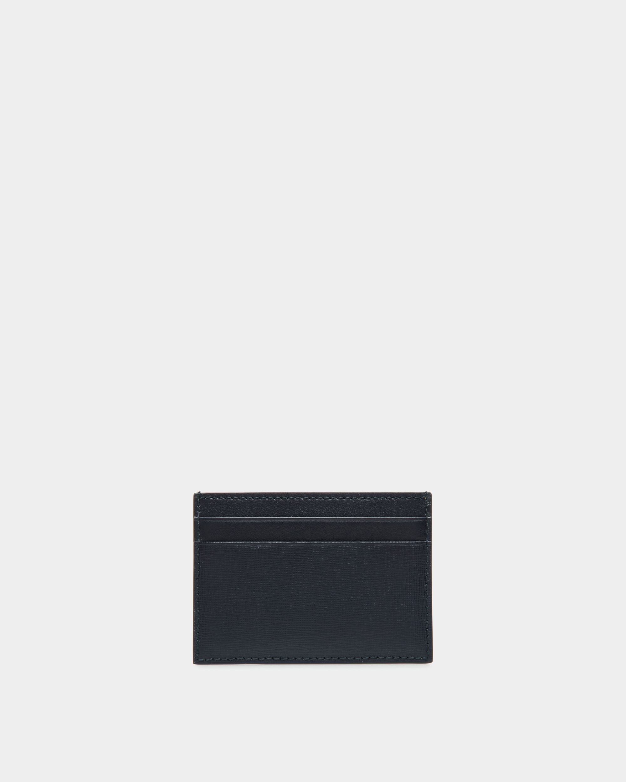 Bally Global - Tarjetero Mythos De Piel Reciclada Navy Blue - Azul