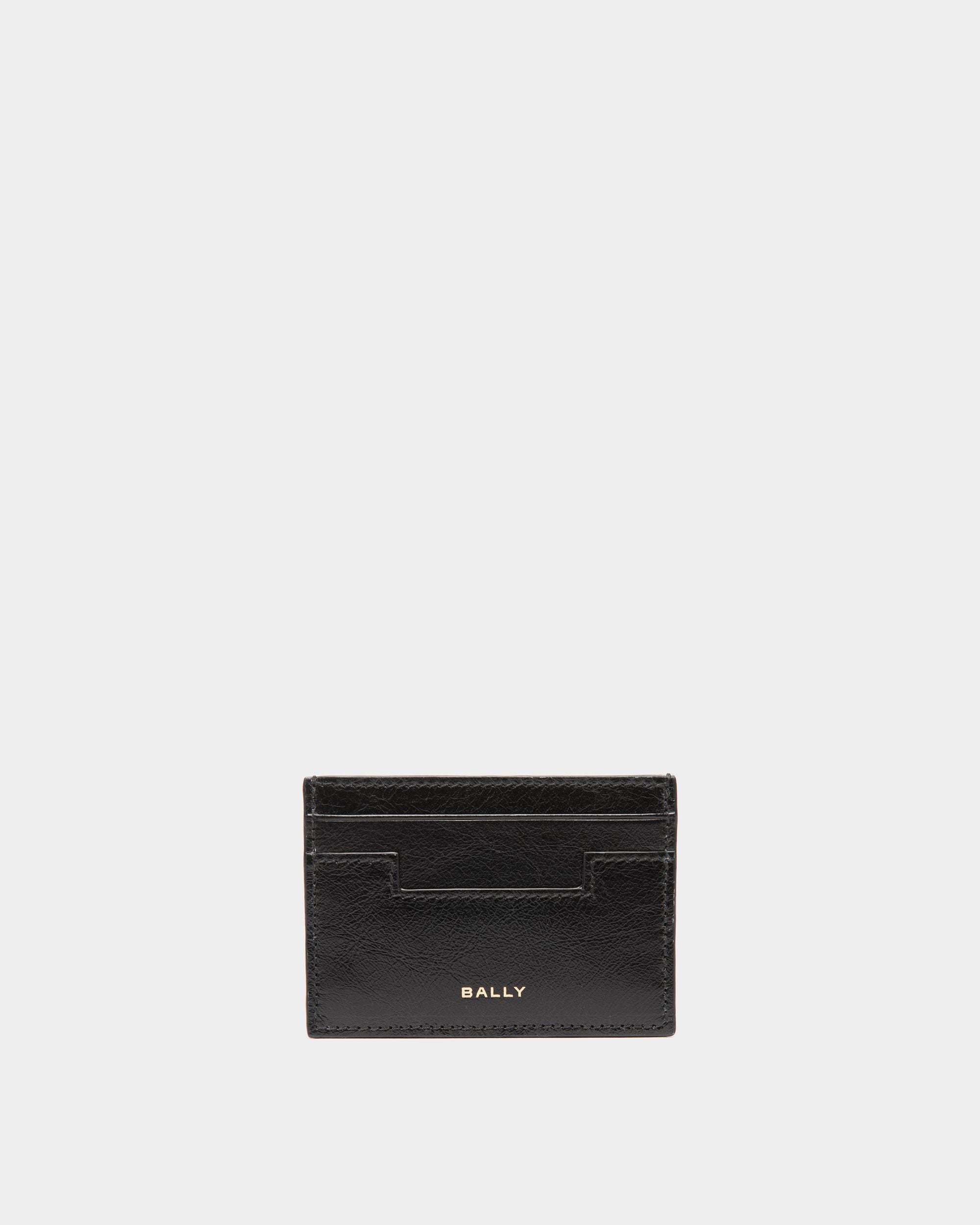 Bally Global - Tarjetero Easy Bally De Piel Negra - Negro