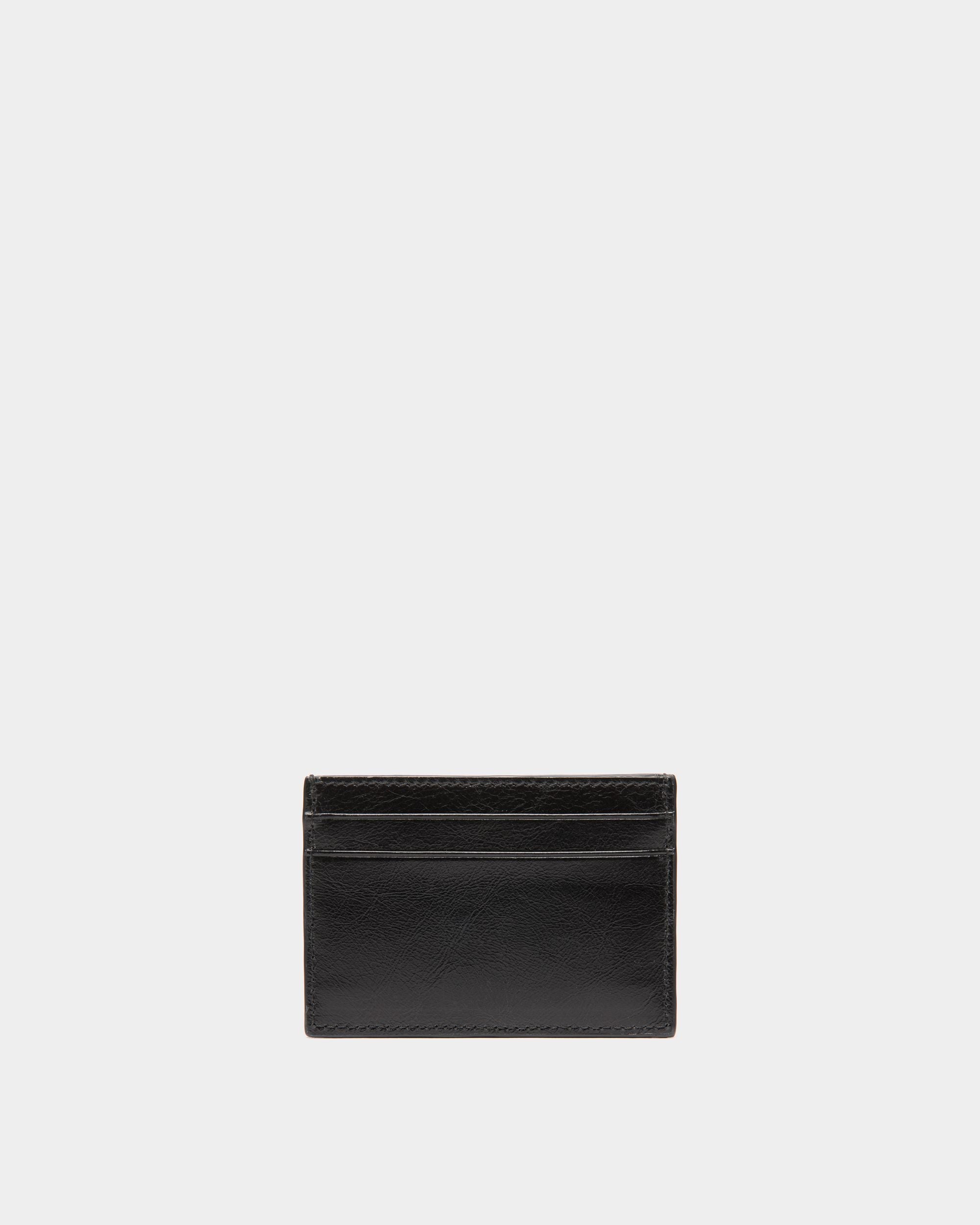 Bally Global - Tarjetero Easy Bally De Piel Negra - Negro