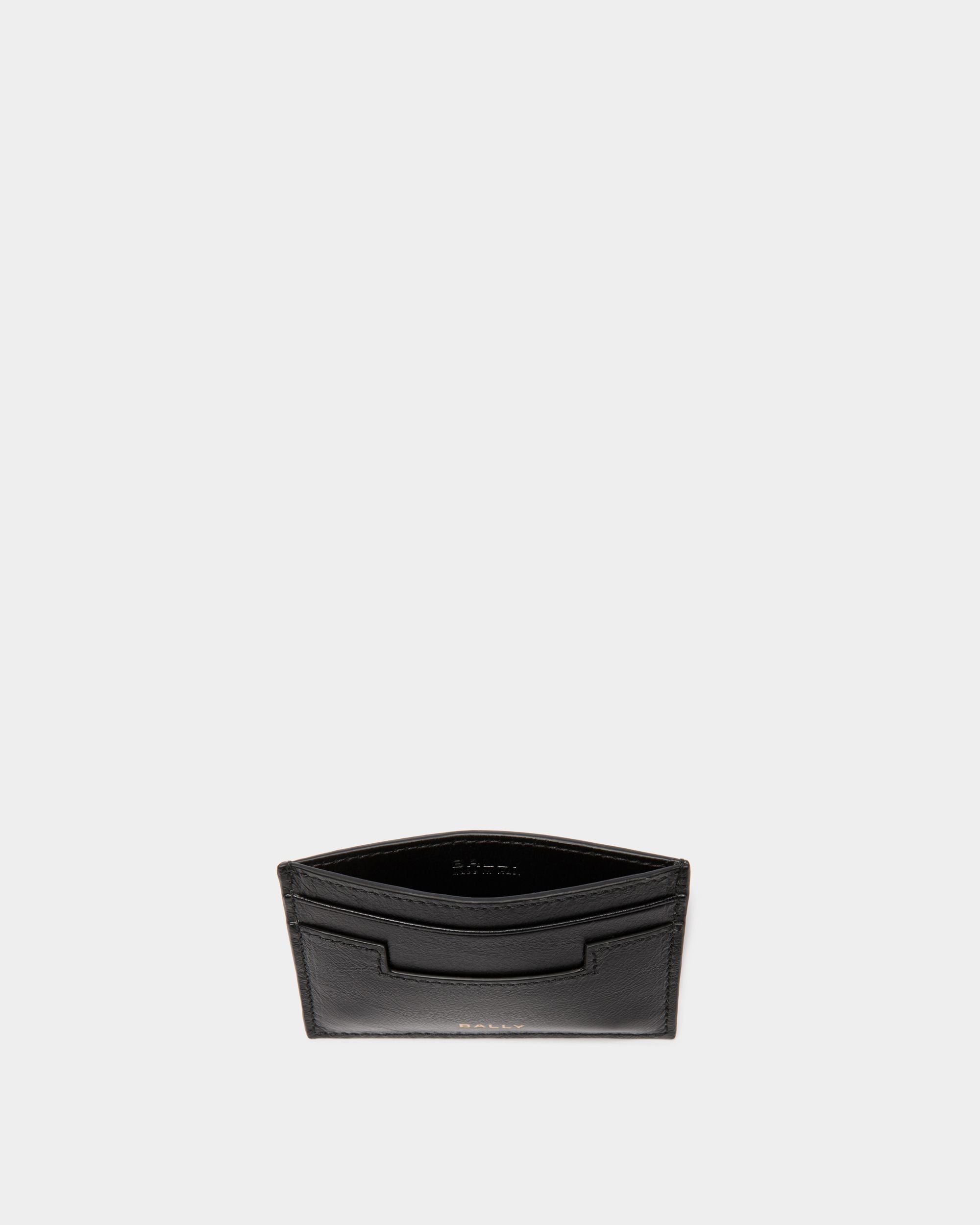 Bally Global - Tarjetero Easy Bally De Piel Negra - Negro