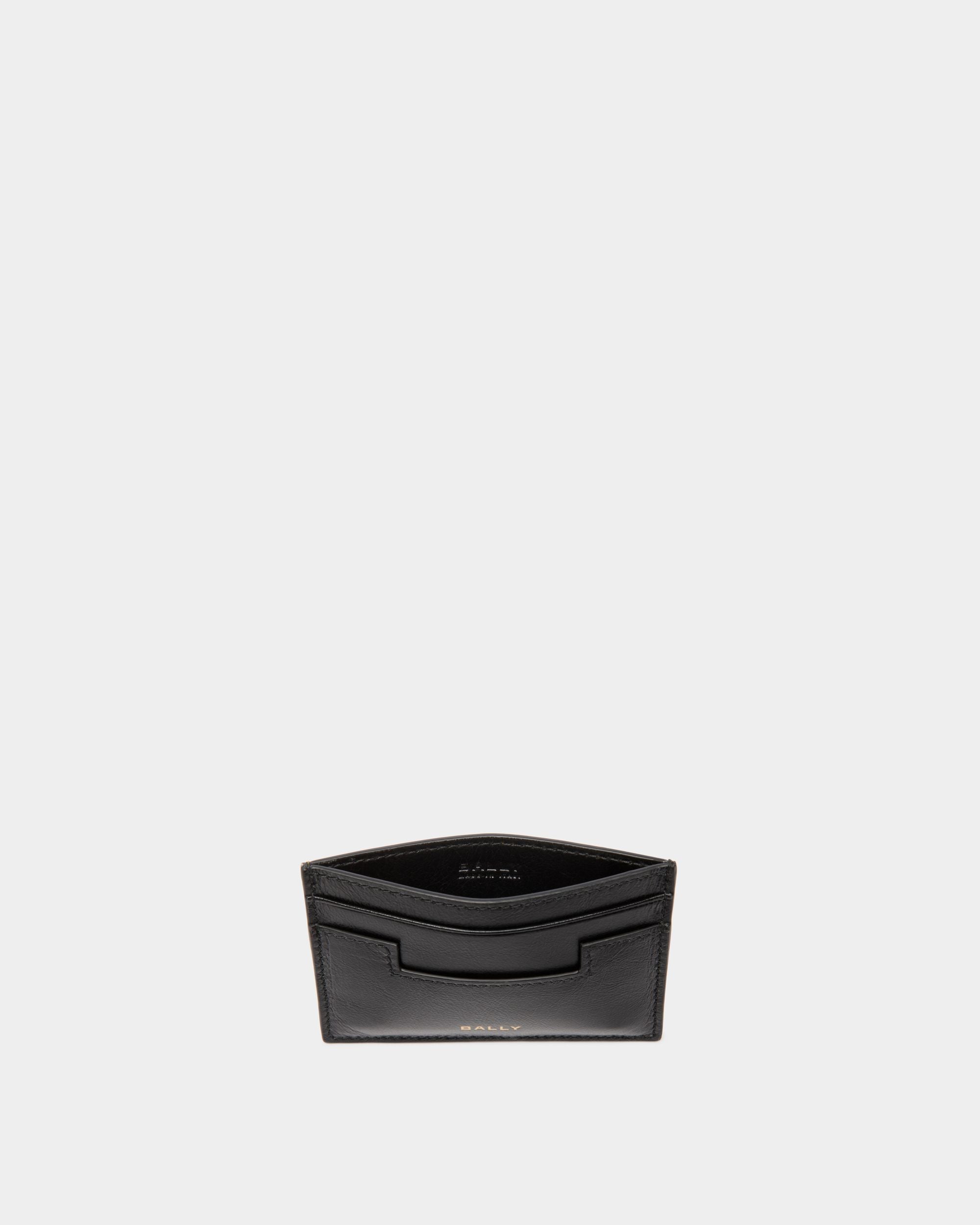 Bally Global - Easy Bally Card Holder In Black Leather - Black