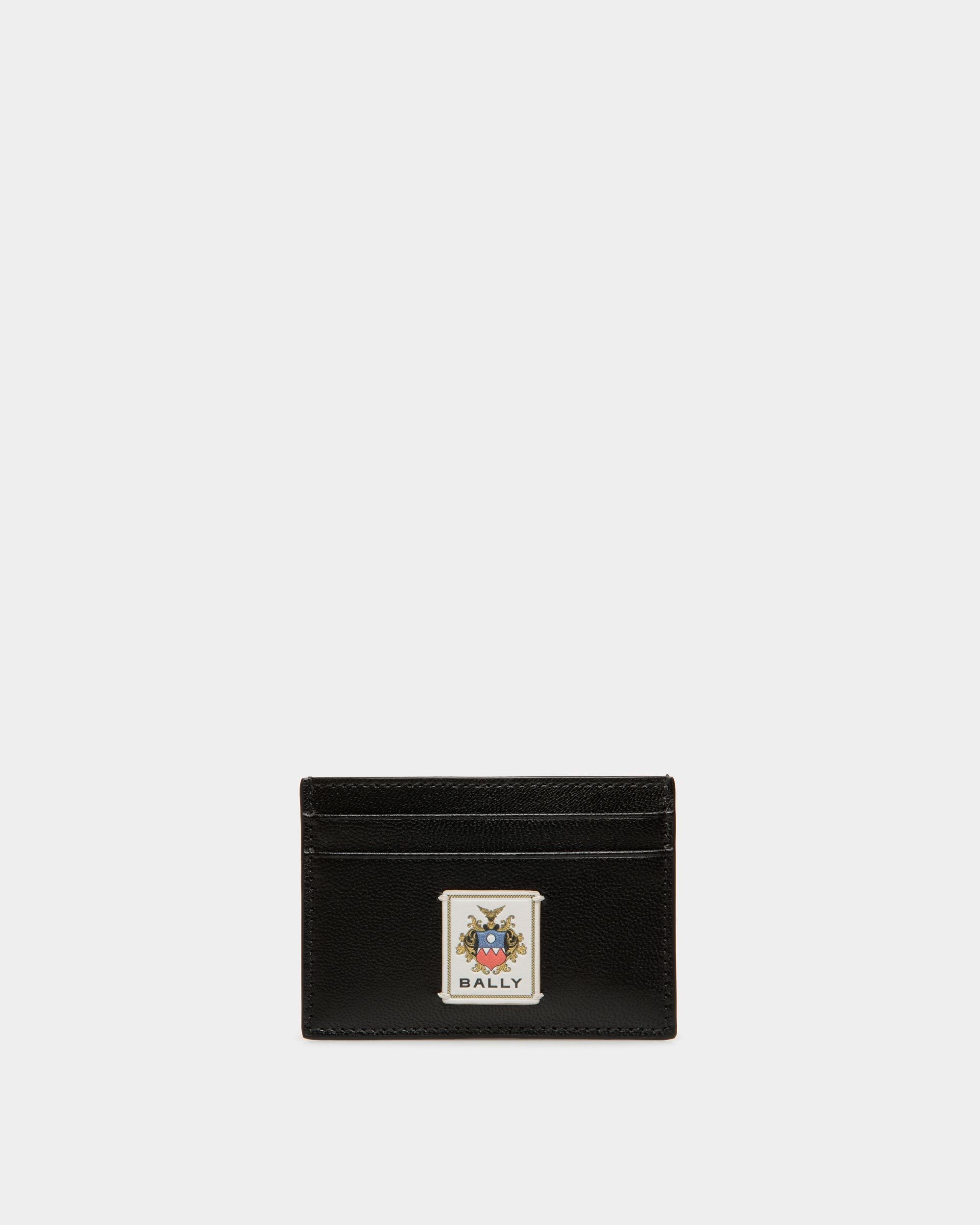 Bally Global - Easy Bally Card Holder In Black Leather - Black