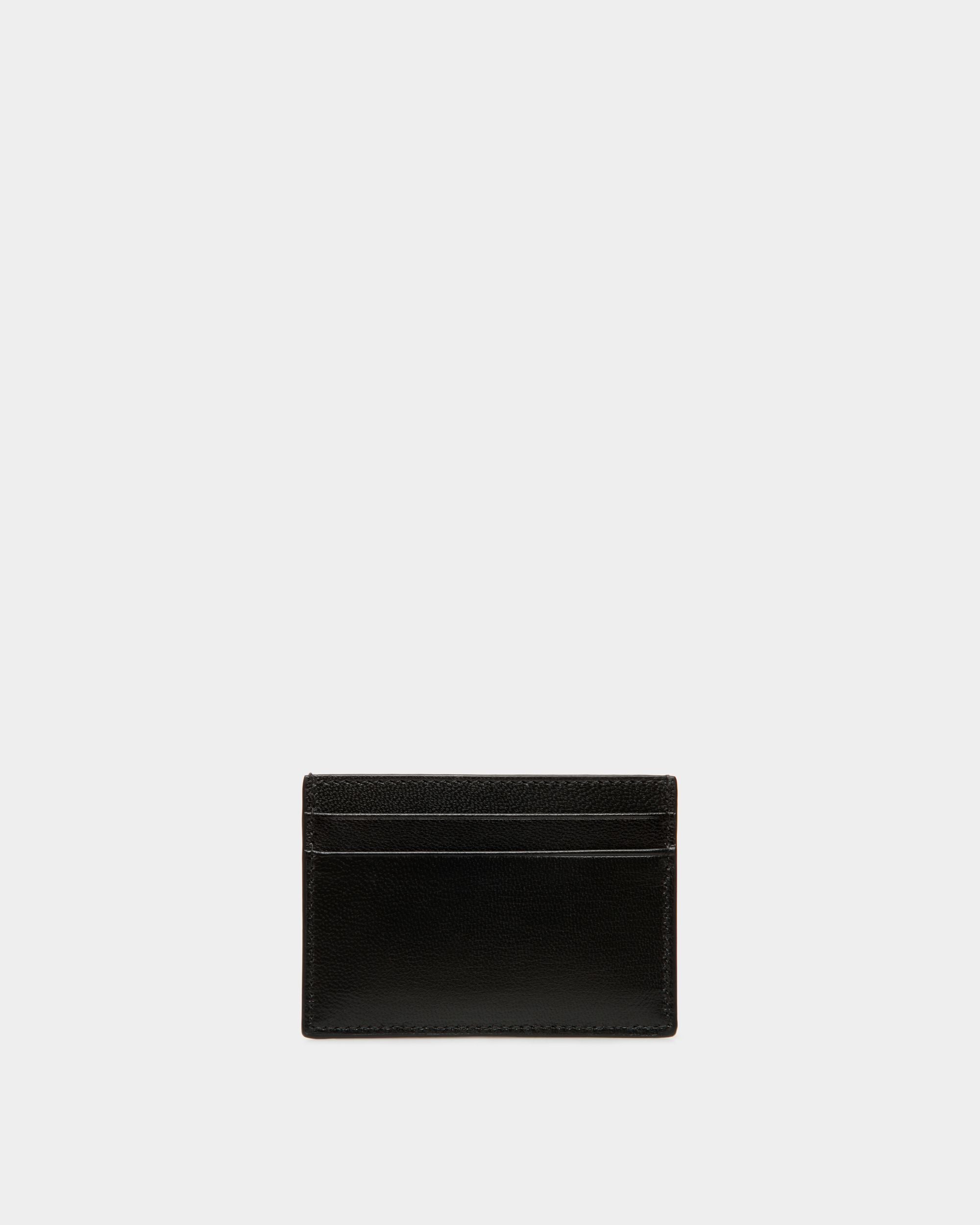Bally Global - Easy Bally Card Holder In Black Leather - Black