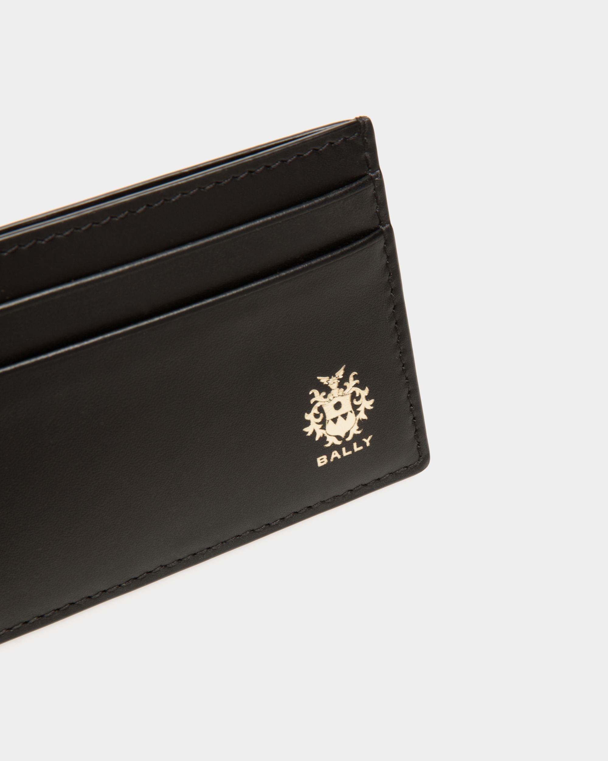 Bally Global - Beckett Card Holder in Black Leather - Negro