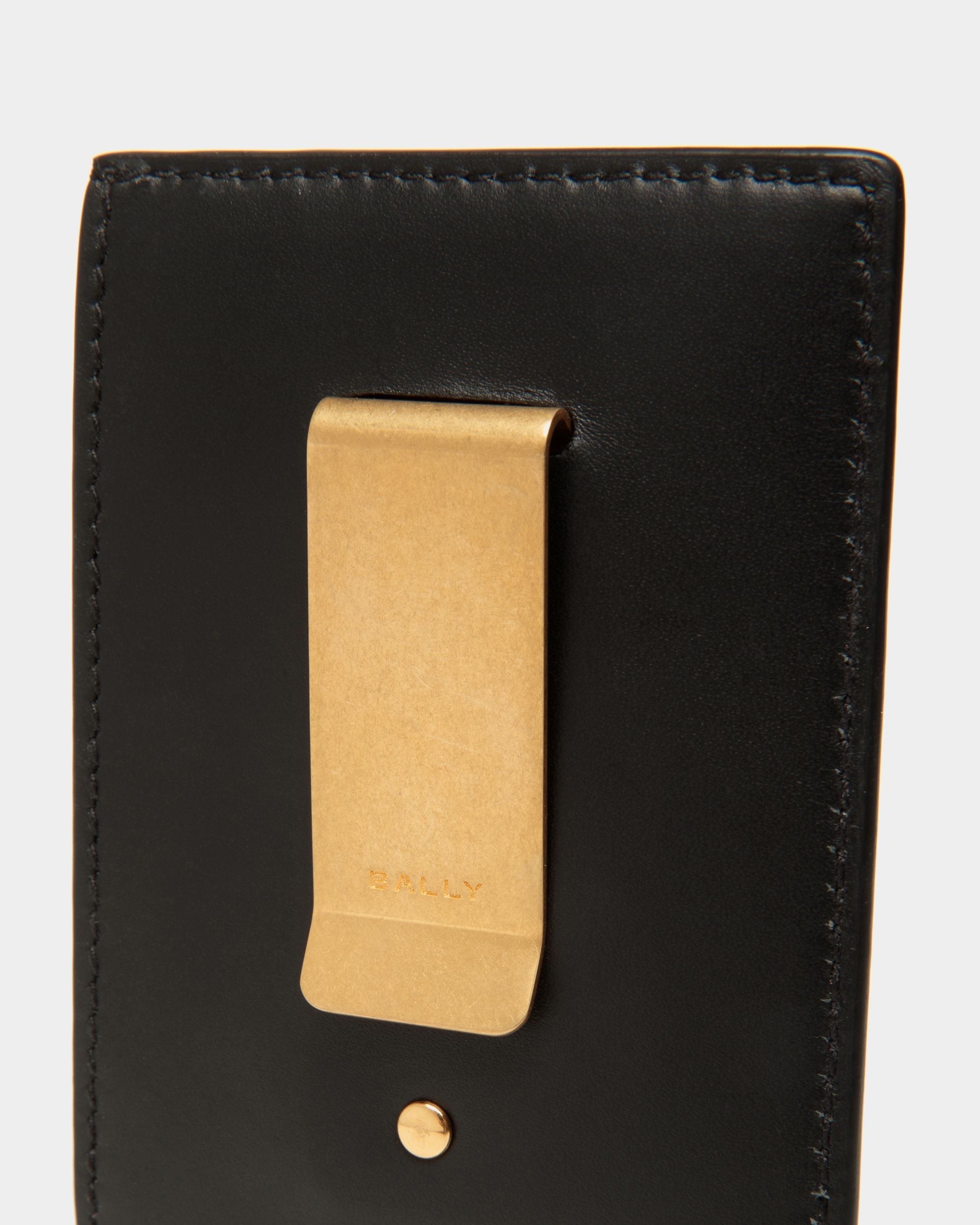 Bally Global - Beckett Card Holder in Black Leather - Negro