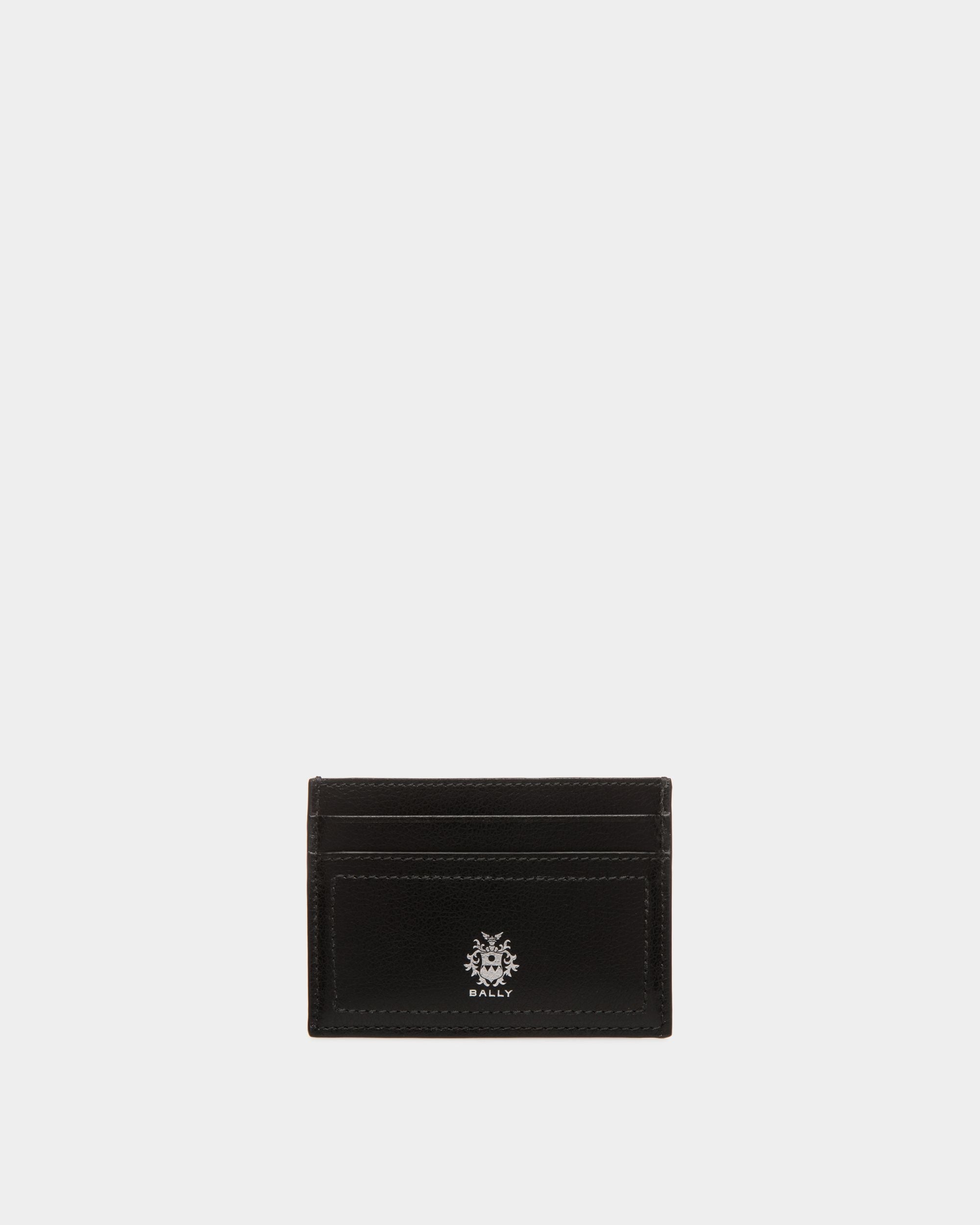 Bally Global - Ray Card Holder in Black Leather - Black