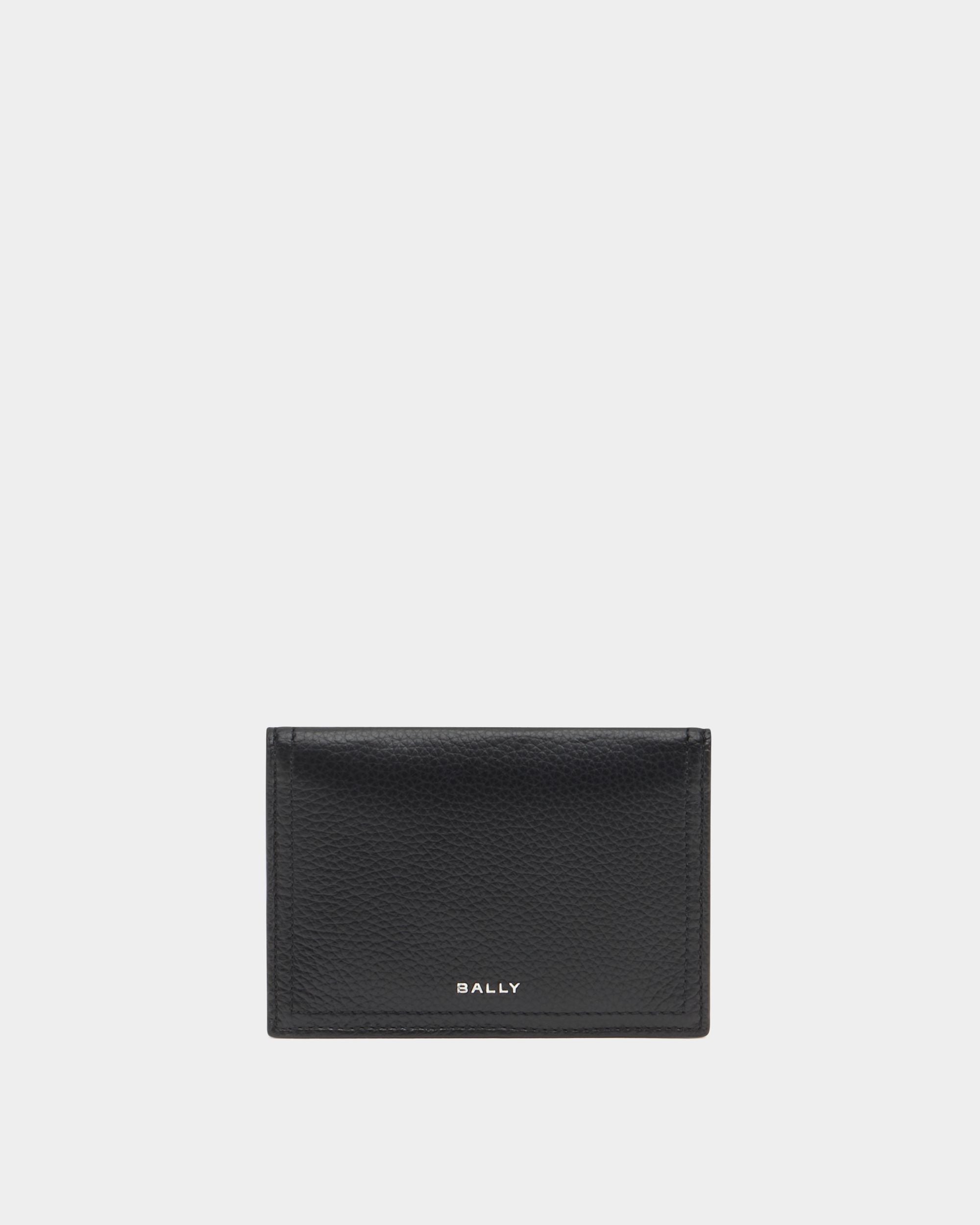 Bally Global - Porte-Cartes Capitol En Cuir Grainé Noir - Noir