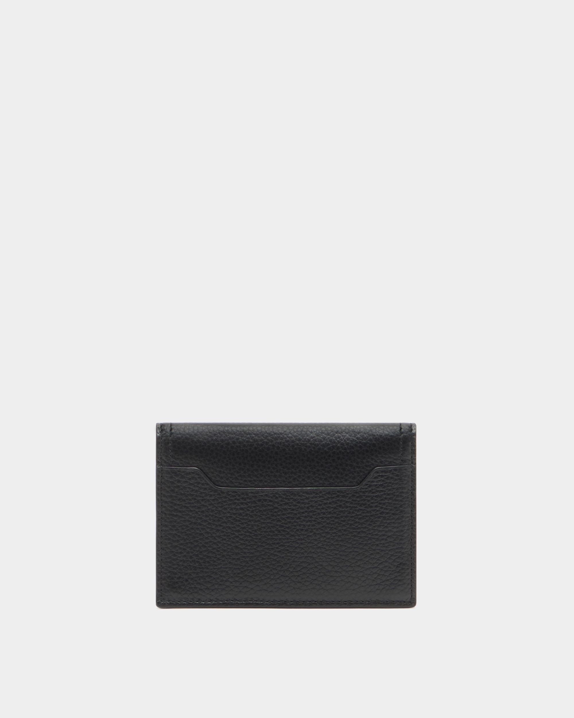 Bally Global - Porte-Cartes Capitol En Cuir Grainé Noir - Noir