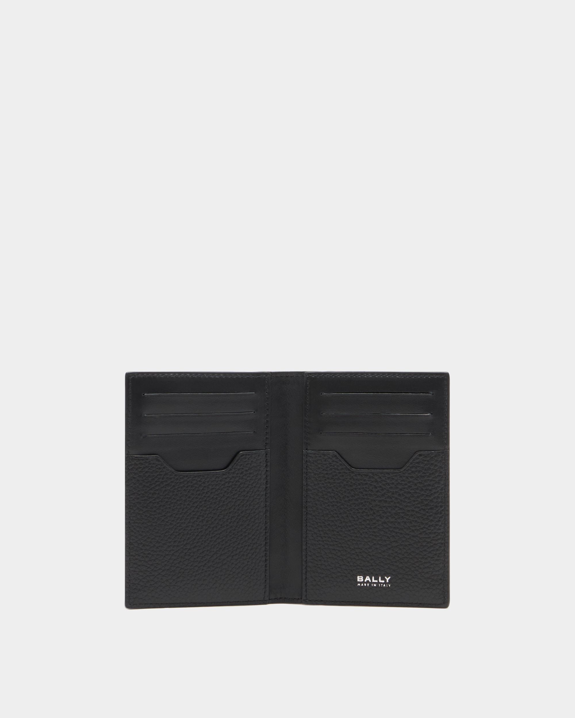 Bally Global - Porte-Cartes Capitol En Cuir Grainé Noir - Noir
