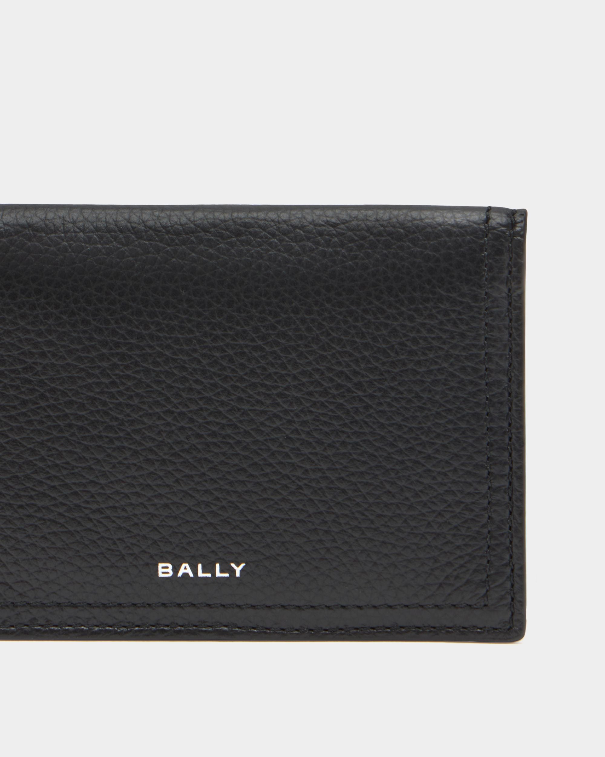 Bally Global - Porte-Cartes Capitol En Cuir Grainé Noir - Noir