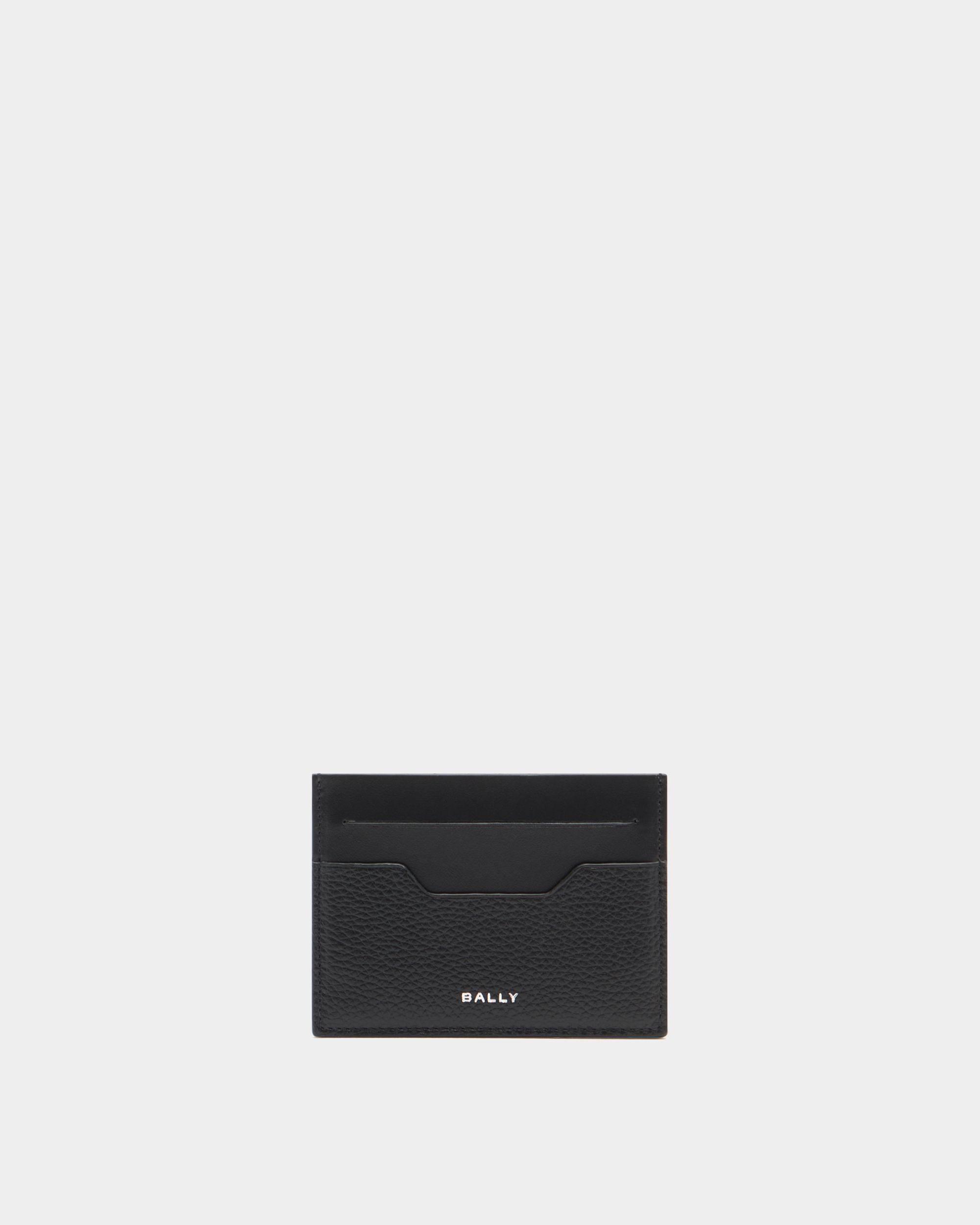 Bally Global - Porte-Cartes Capitol En Cuir Grainé Noir - Noir