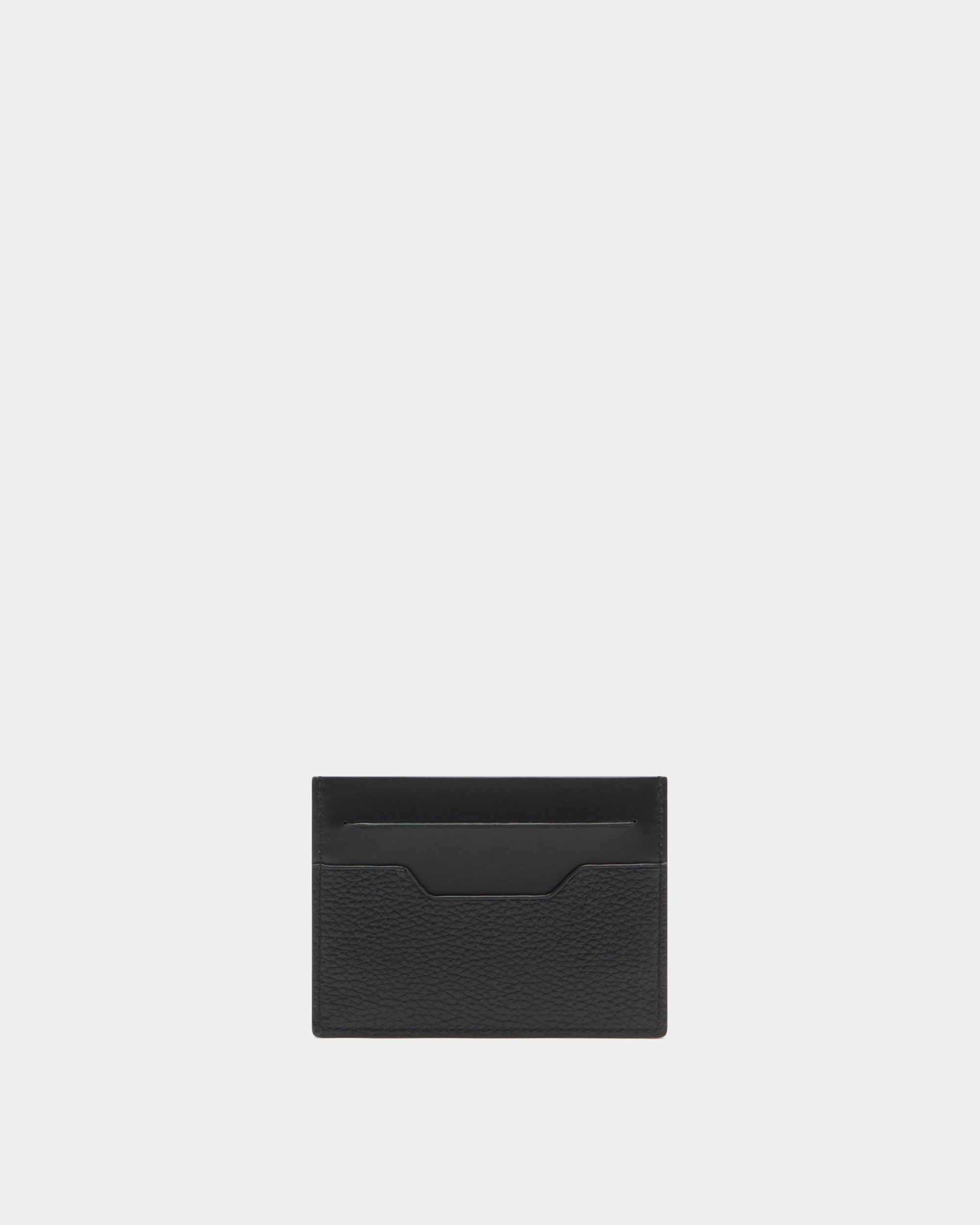Bally Global - Porte-Cartes Capitol En Cuir Grainé Noir - Noir